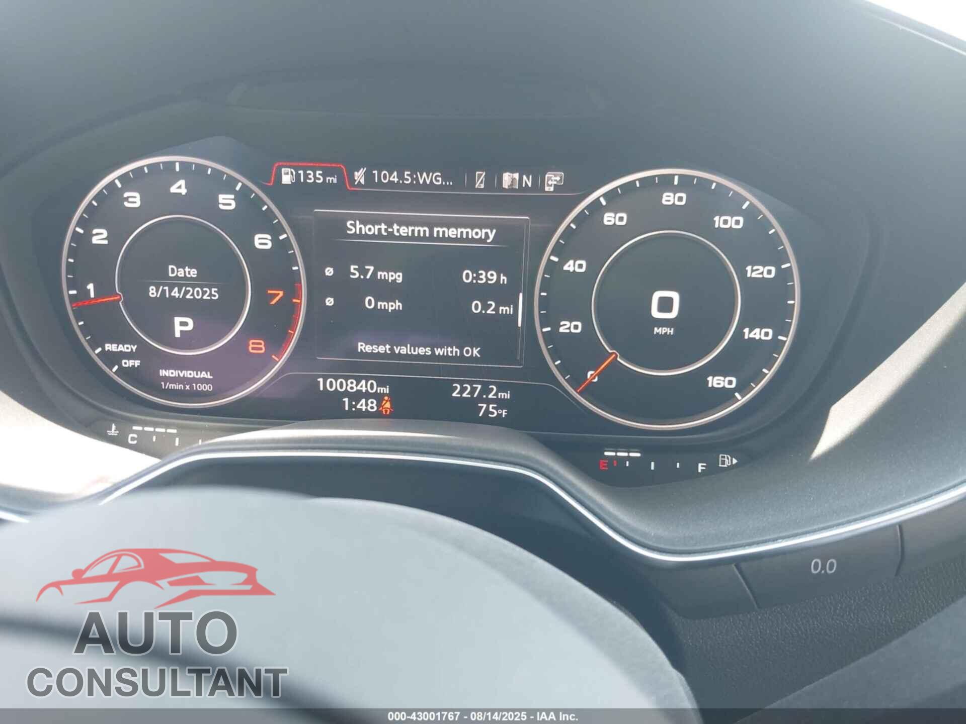 AUDI TT 2016 - TRUT5CFV0G1024005