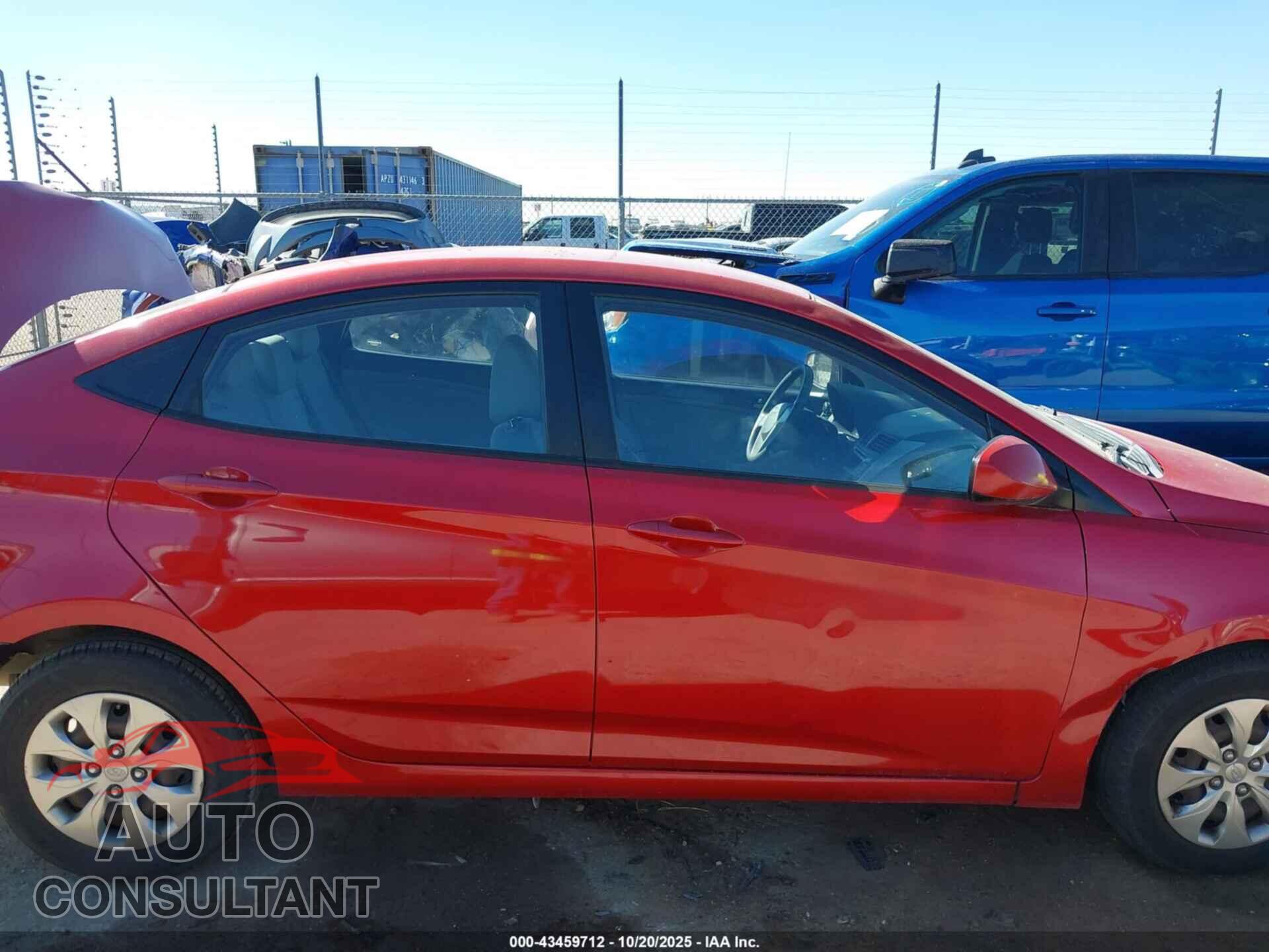 HYUNDAI ACCENT 2015 - KMHCT4AE5FU898968