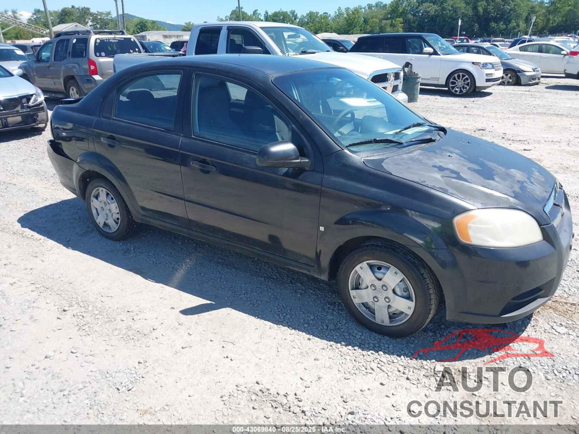 CHEVROLET AVEO 2009 - KL1TD56E89B315686