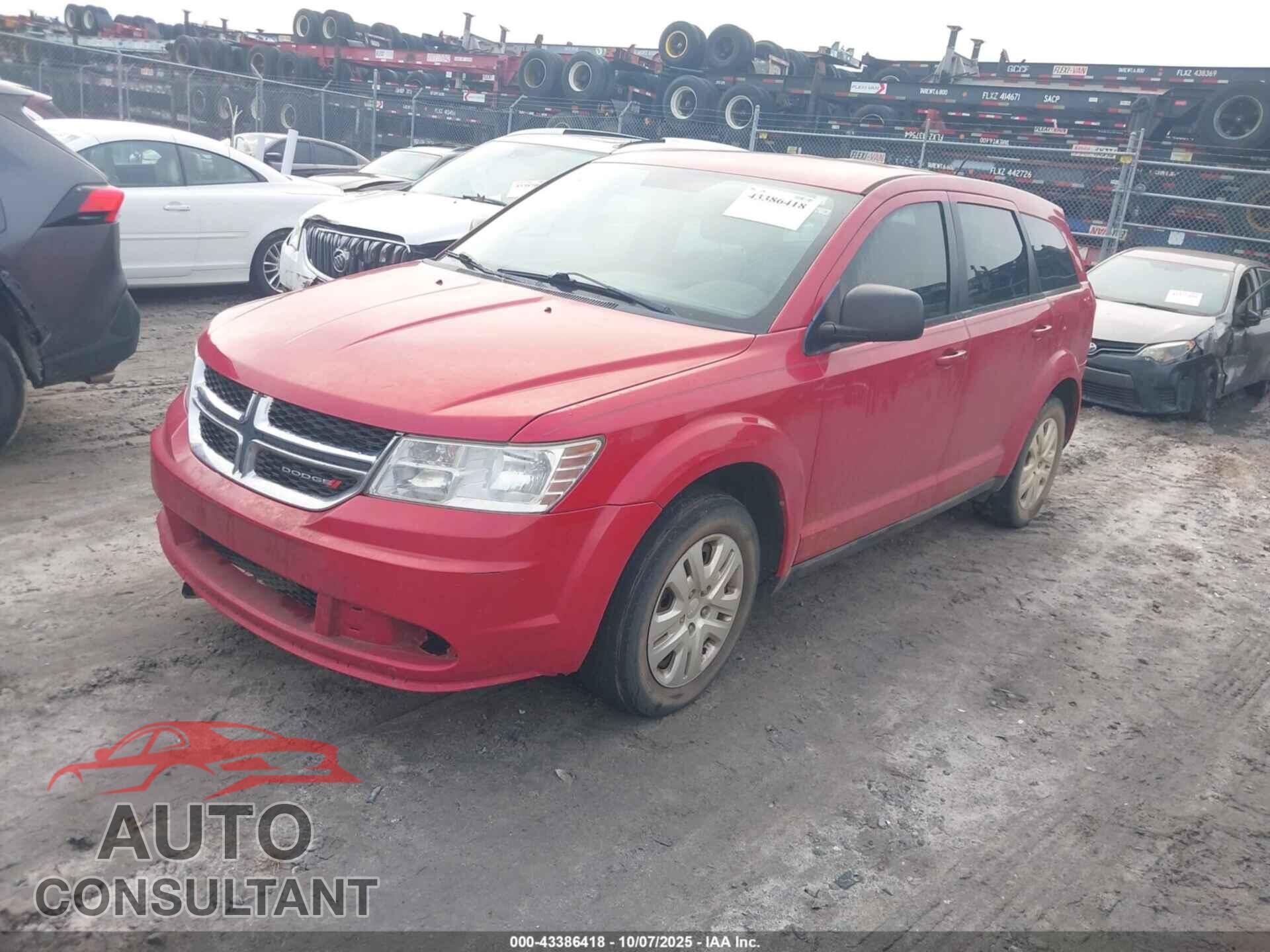 DODGE JOURNEY 2015 - 3C4PDCAB7FT723652
