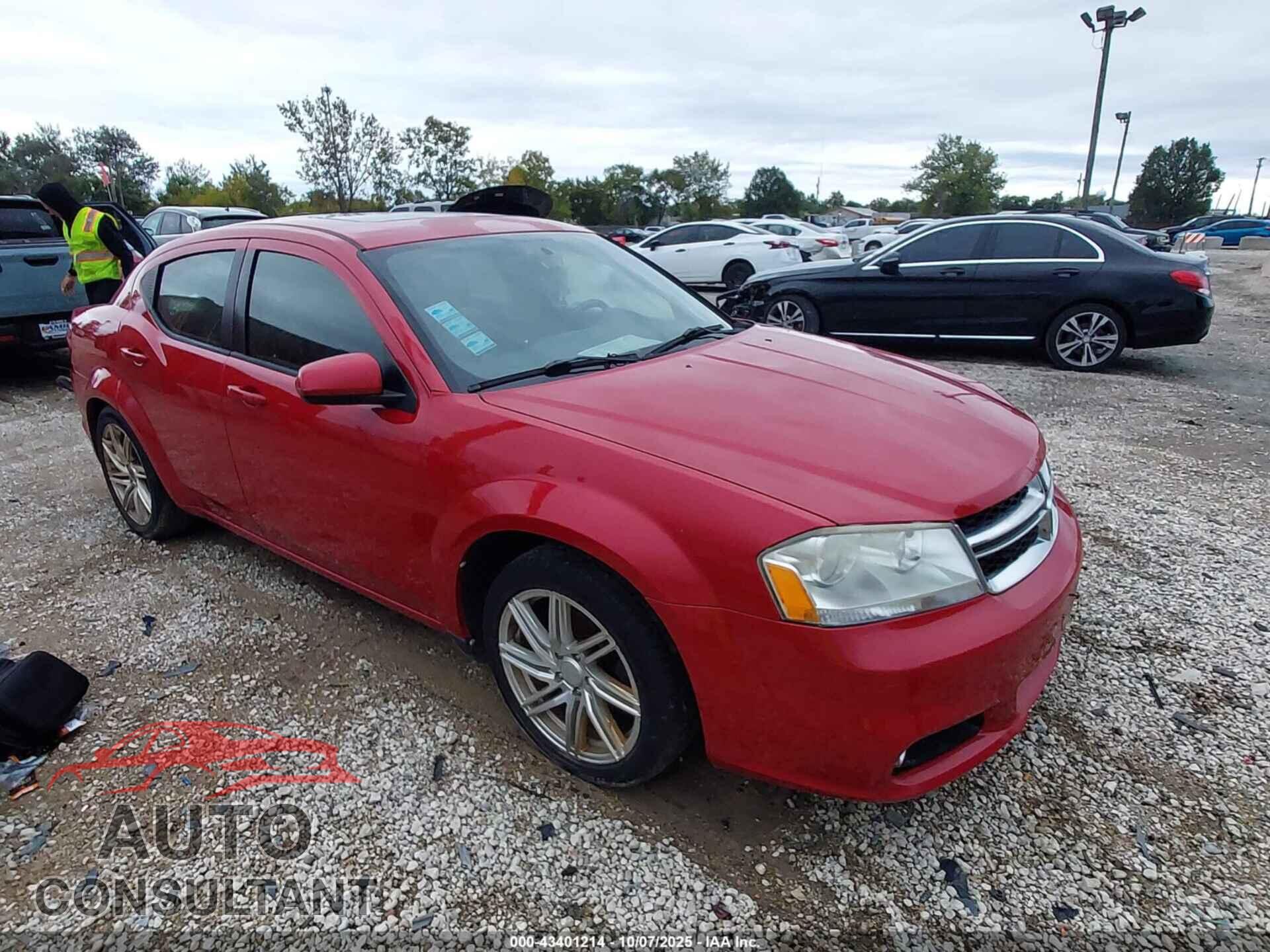 DODGE AVENGER 2011 - 1B3BD2FB2BN534416