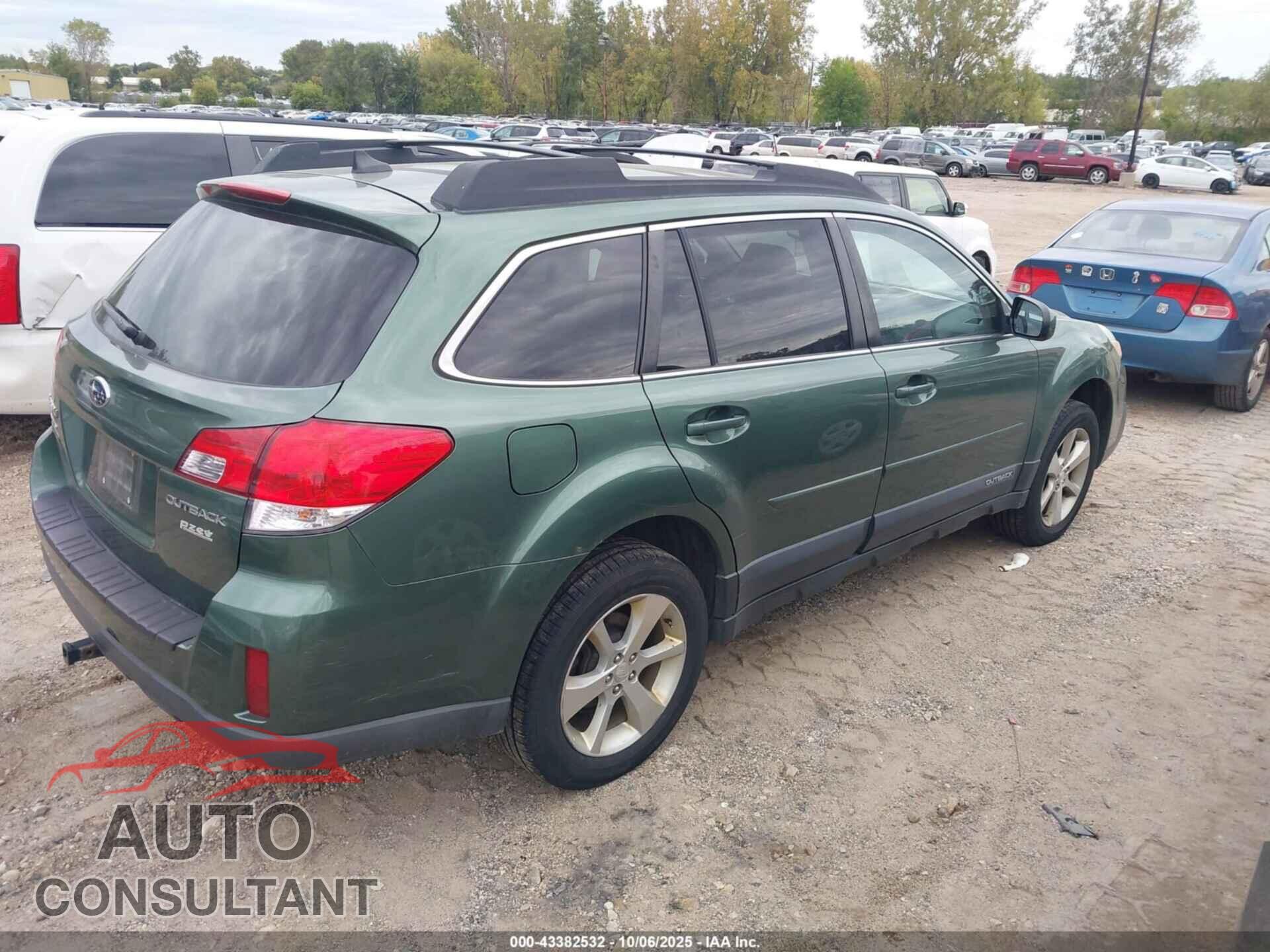 SUBARU OUTBACK 2013 - 4S4BRBKC7D3283563