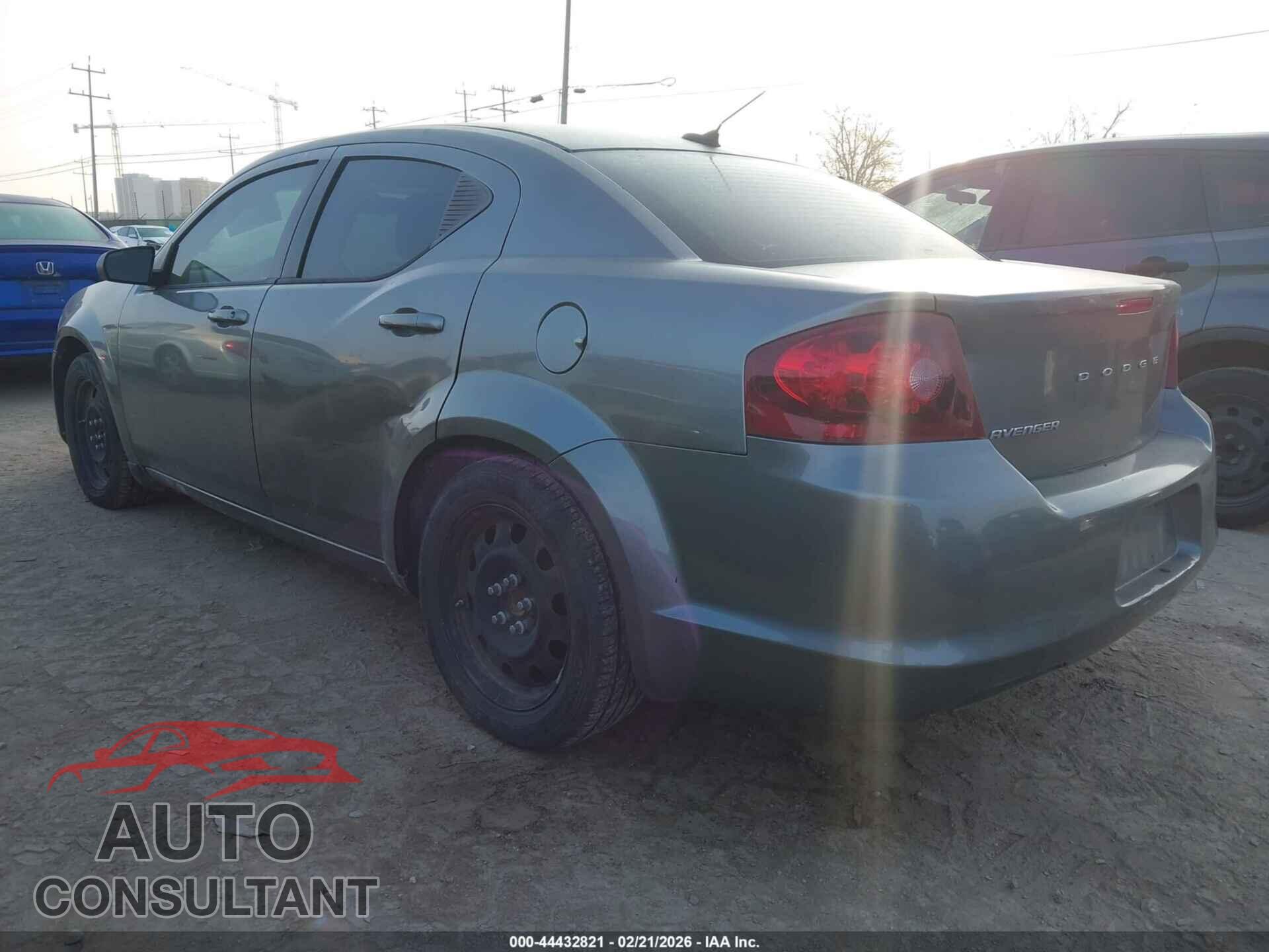 DODGE AVENGER 2013 - 1C3CDZAB5DN676088
