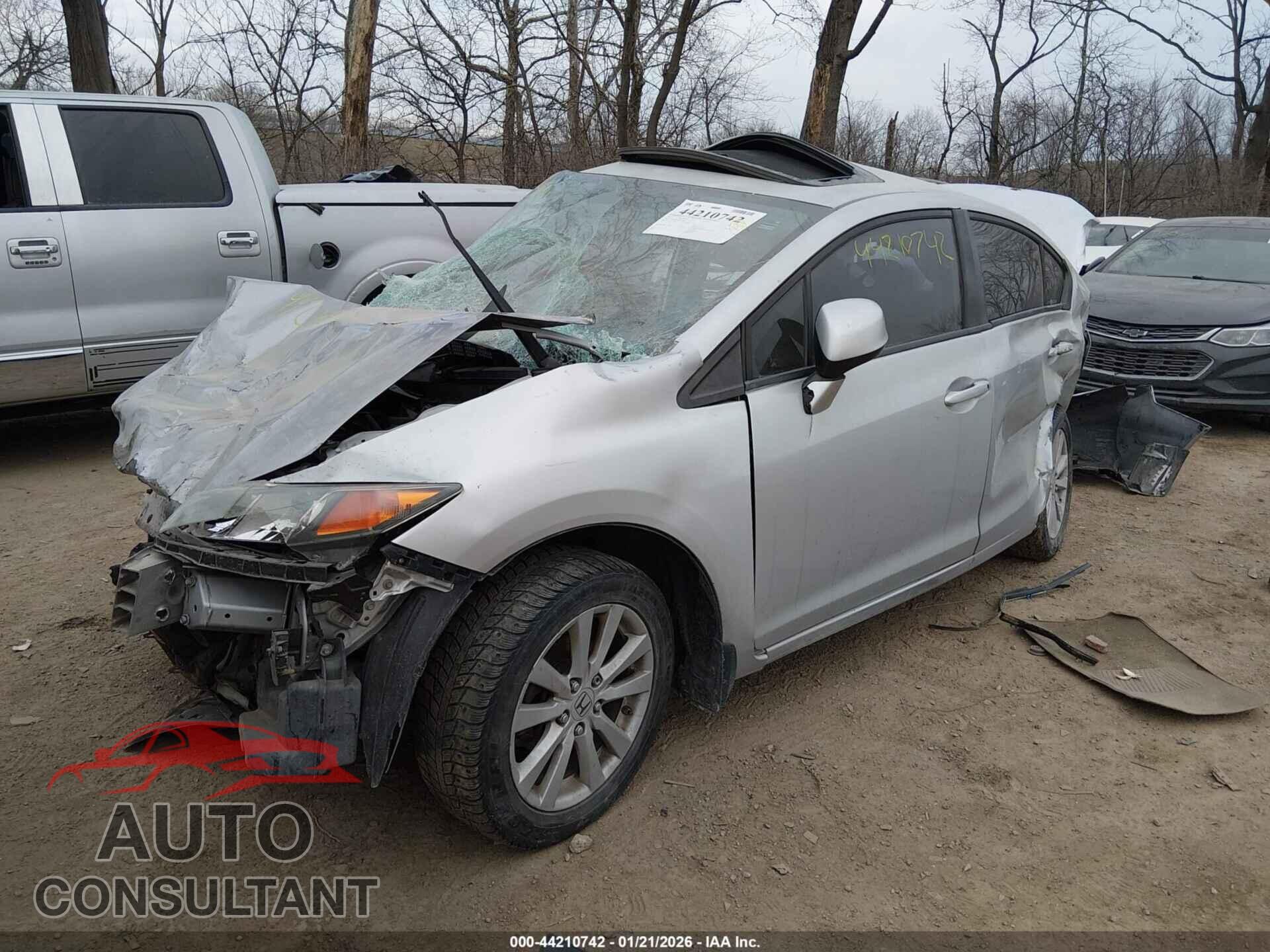 HONDA CIVIC 2012 - 2HGFB2F86CH520847
