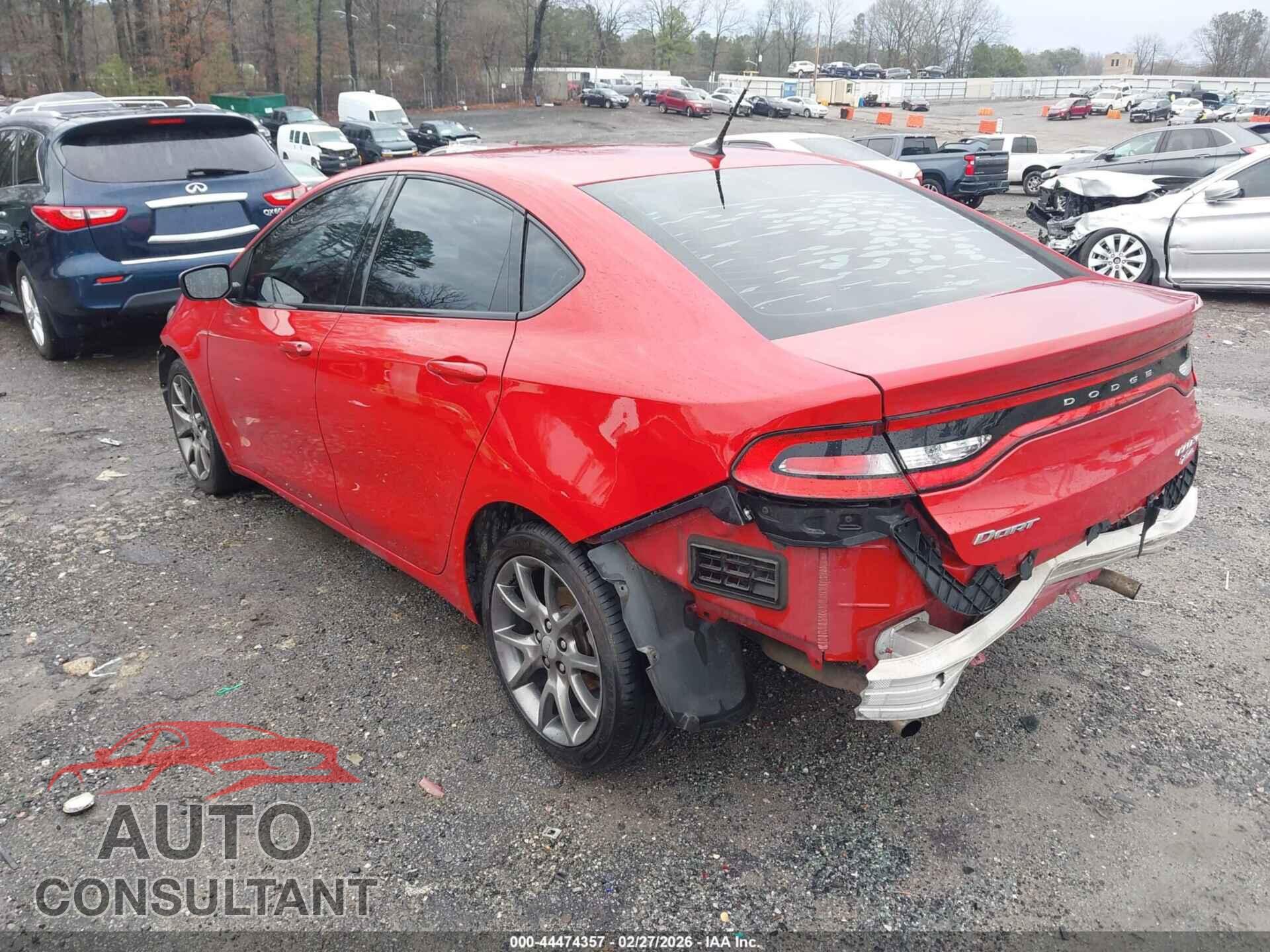 DODGE DART 2014 - 1C3CDFBB7ED865300