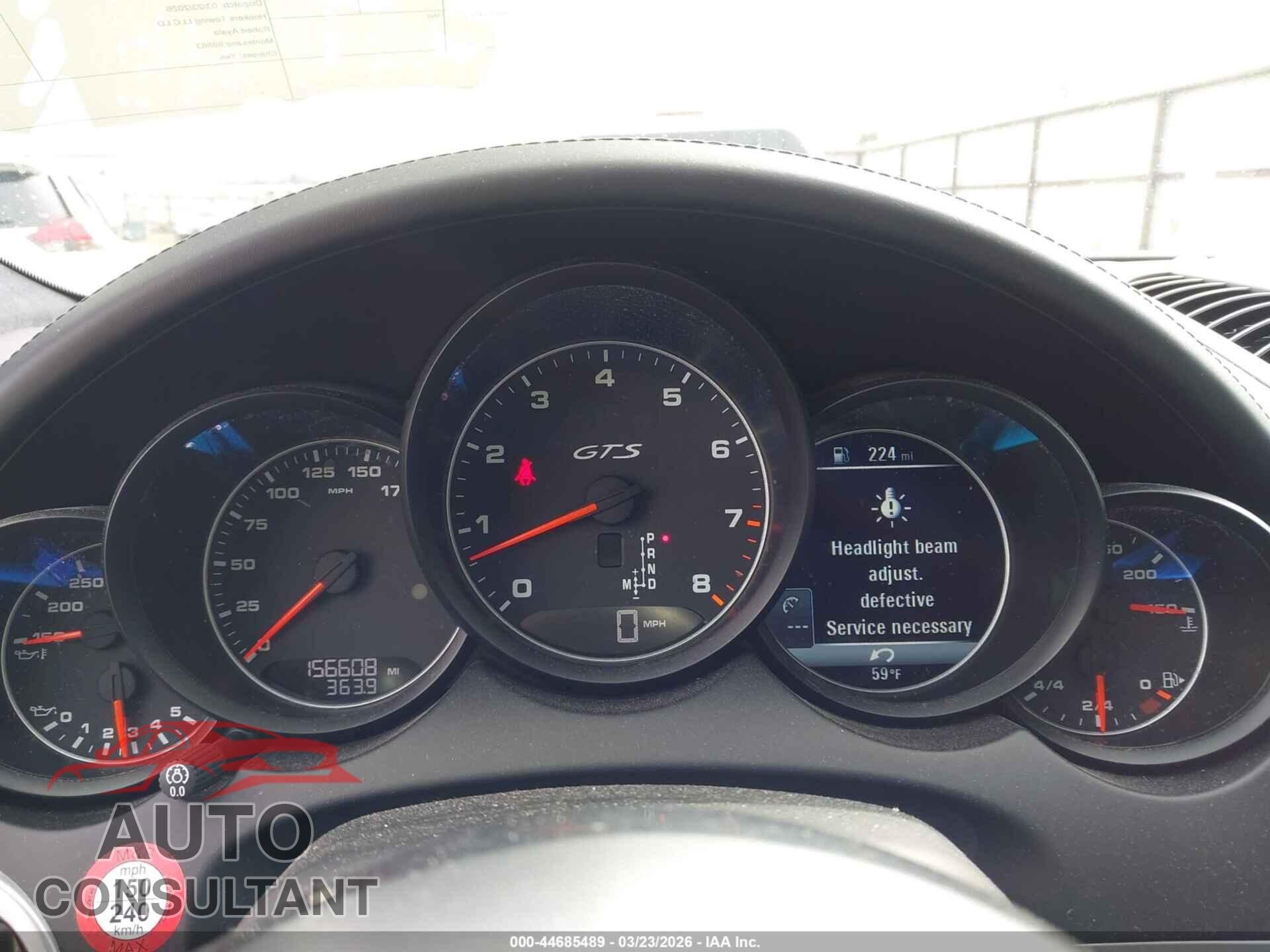PORSCHE CAYENNE 2017 - WP1AD2A26HLA82801