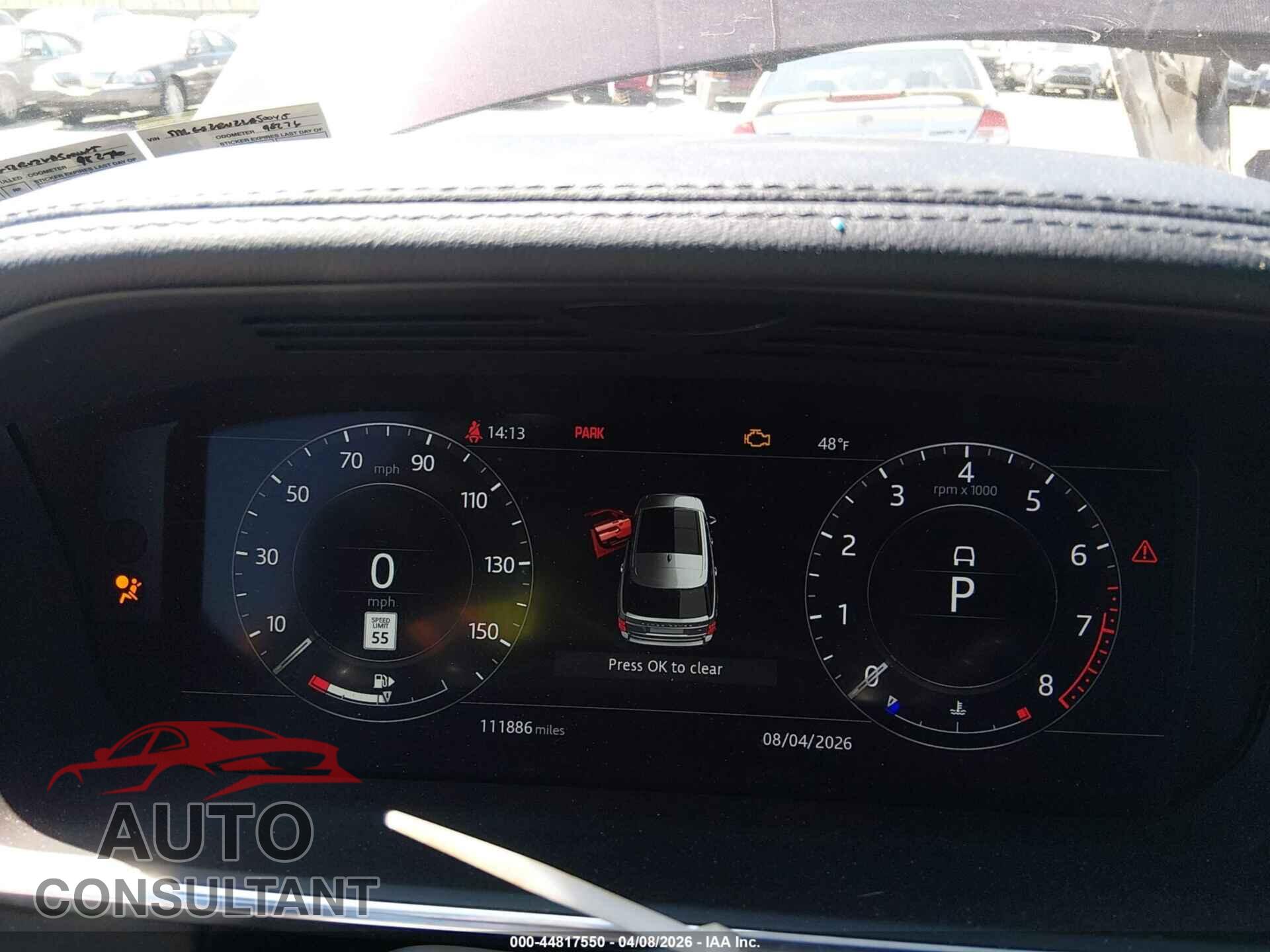 LAND ROVER RANGE ROVER 2020 - SALGS2RU2LA580045