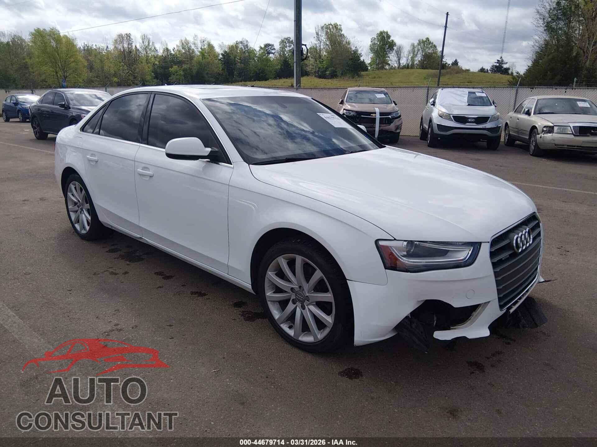 AUDI A4 2013 - WAUFFAFL5DN018208