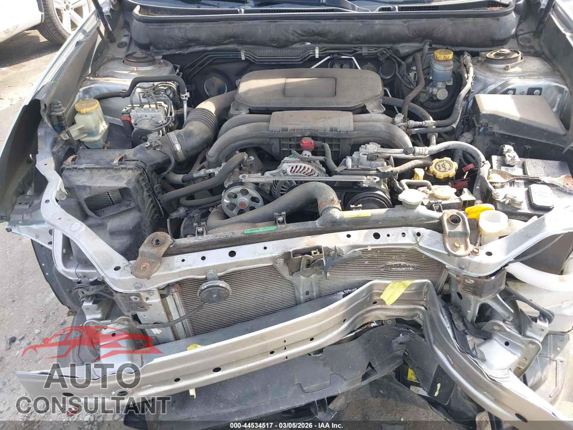 SUBARU OUTBACK 2012 - 4S4BRBLC8C3297436