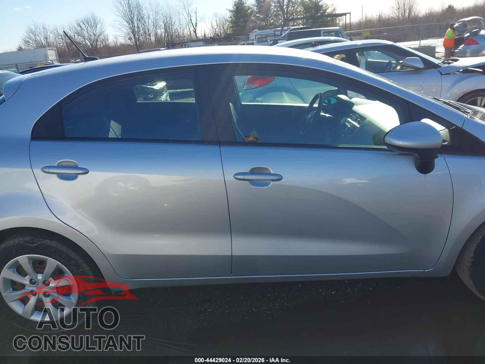 KIA RIO5 2012 - KNADN5A39C6064836