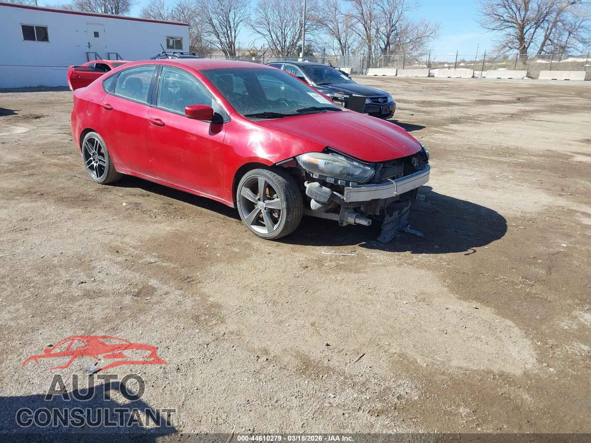 DODGE DART 2015 - 1C3CDFEB7FD128143