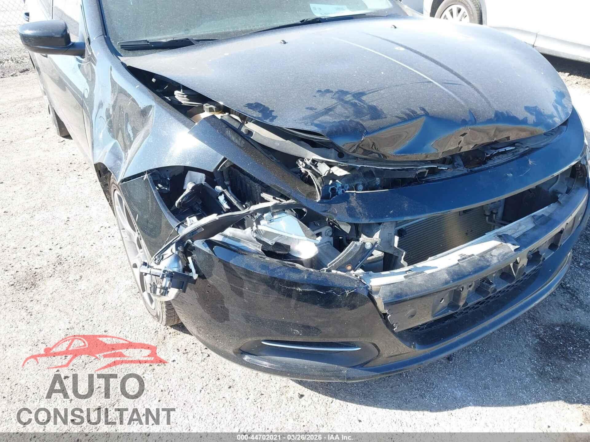 DODGE DART 2016 - 1C3CDFAAXGD607302