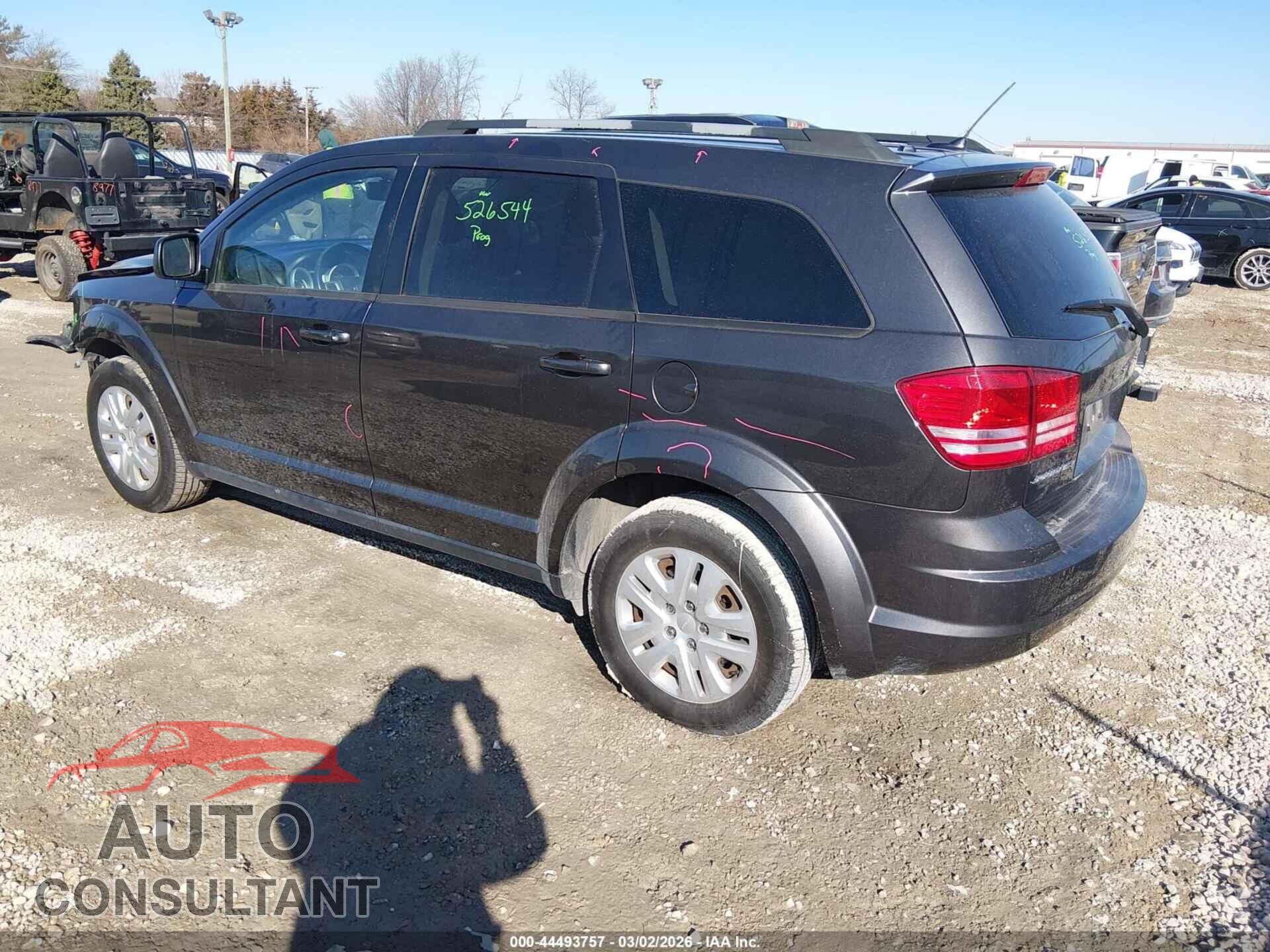 DODGE JOURNEY 2017 - 3C4PDCAB3HT560100