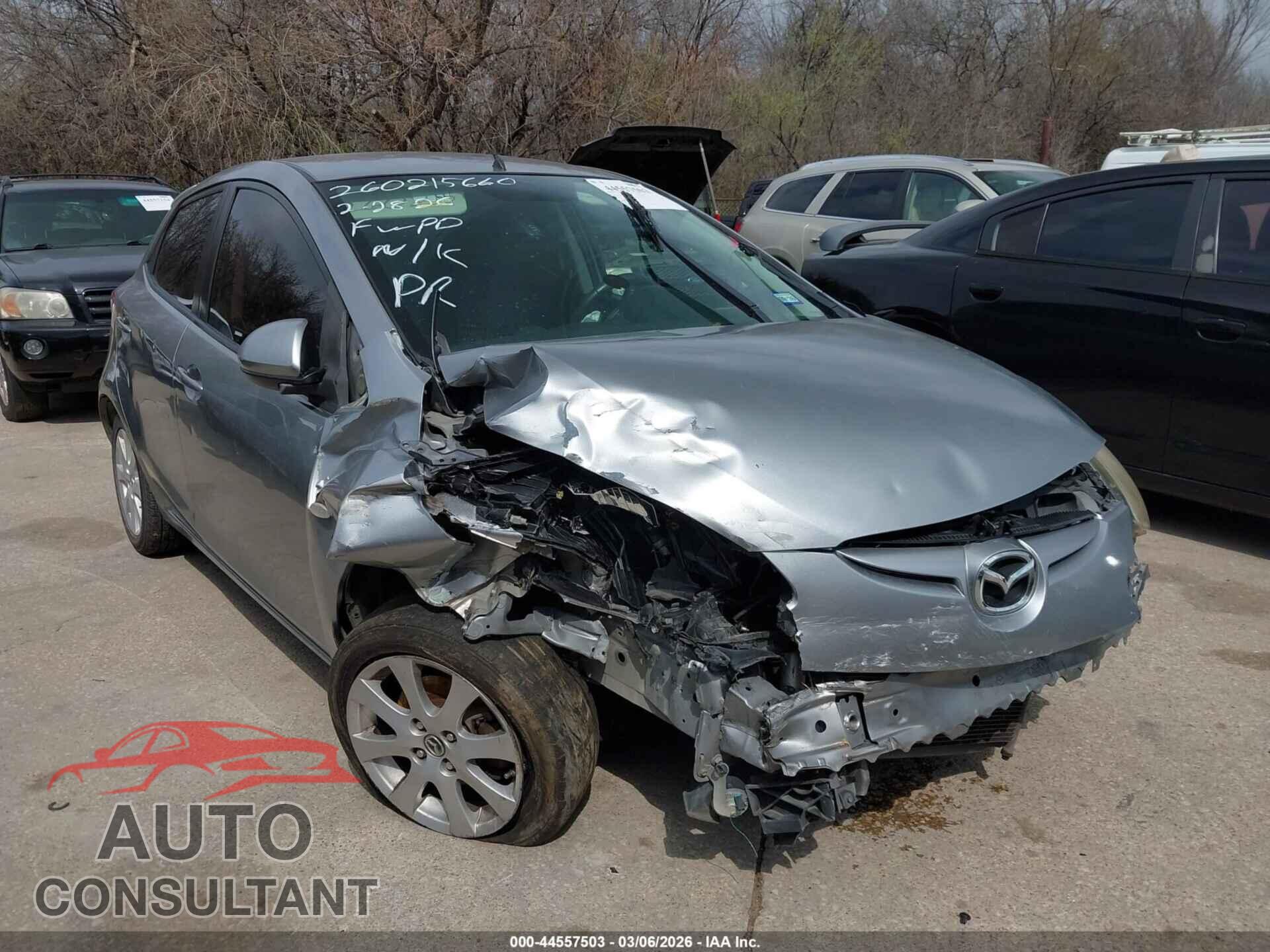 MAZDA MAZDA2 2013 - JM1DE1LY6D0164143