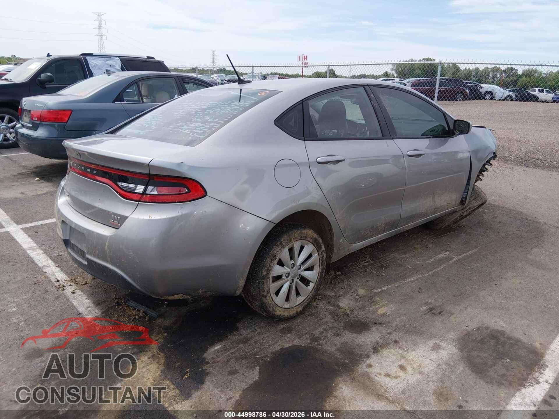 DODGE DART 2014 - 1C3CDFBB4ED867330