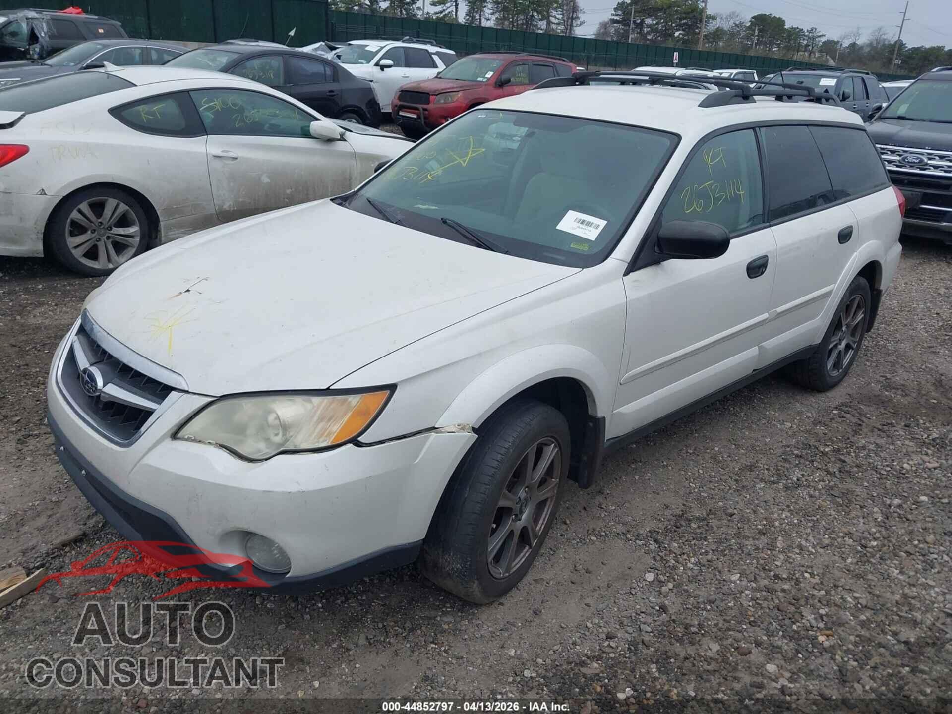 SUBARU OUTBACK 2009 - 4S4BP61C897347320