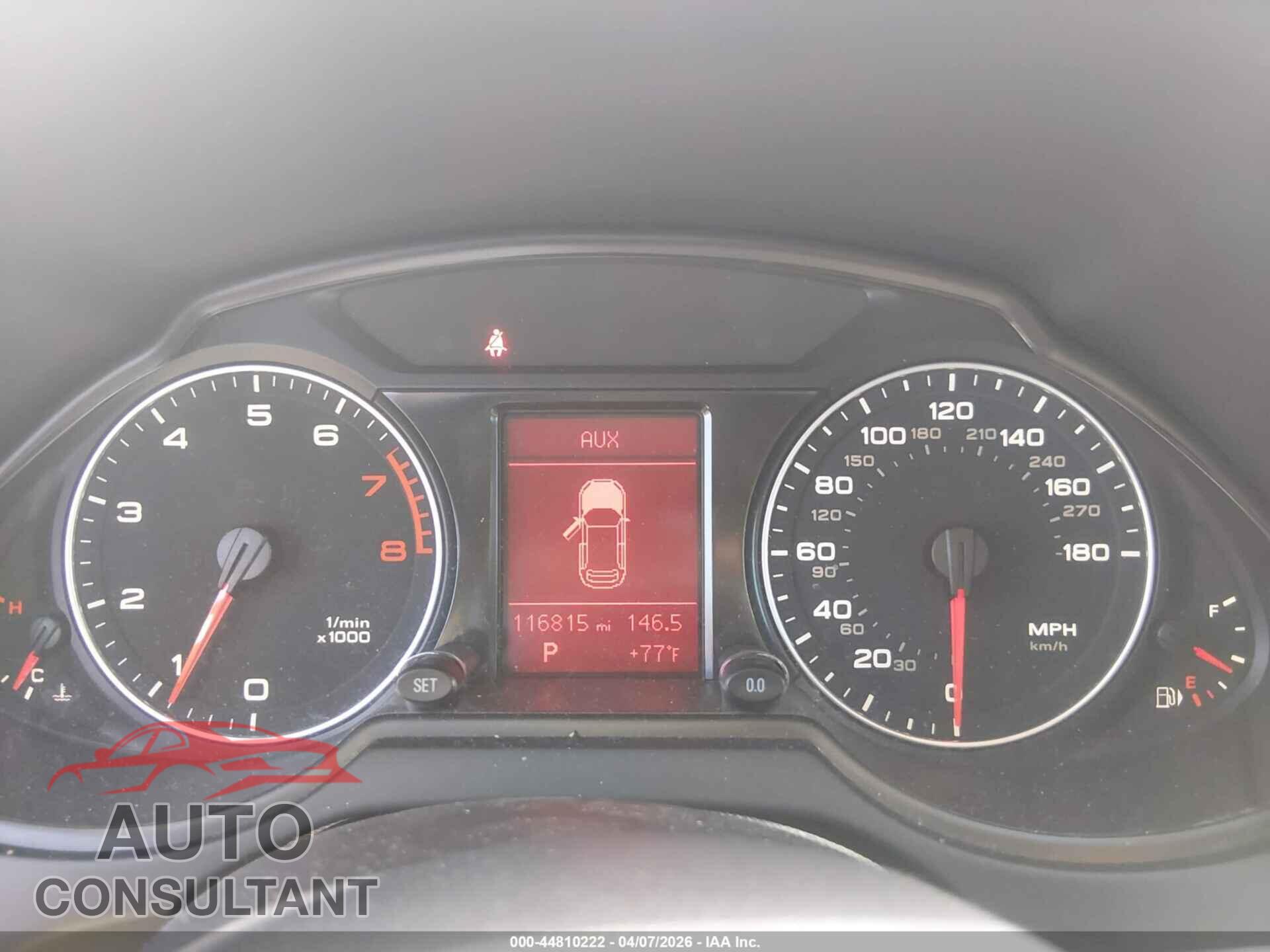 AUDI Q5 2012 - WA1CFAFP9CA014896