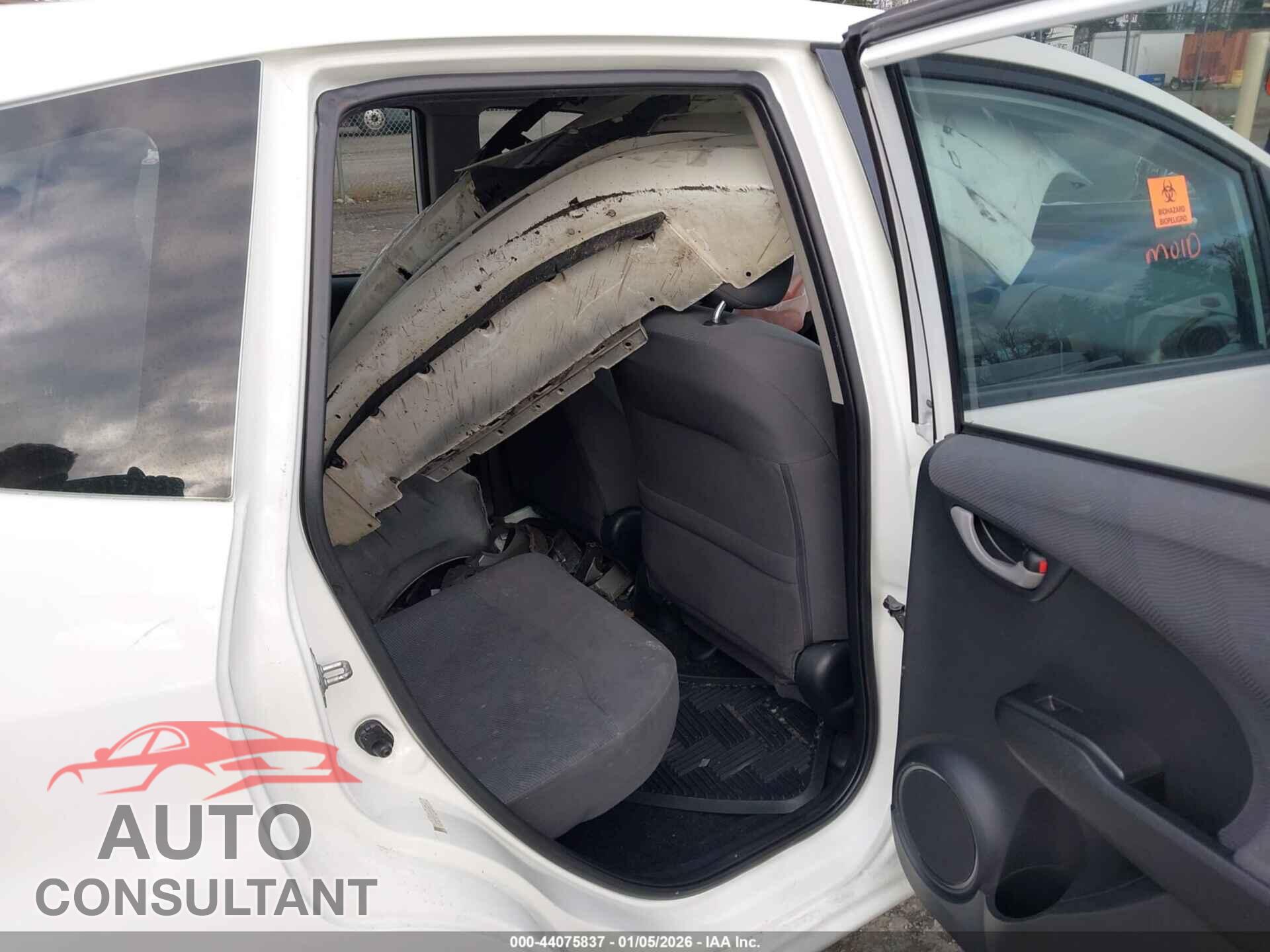 HONDA FIT 2012 - JHMGE8H37CC040901