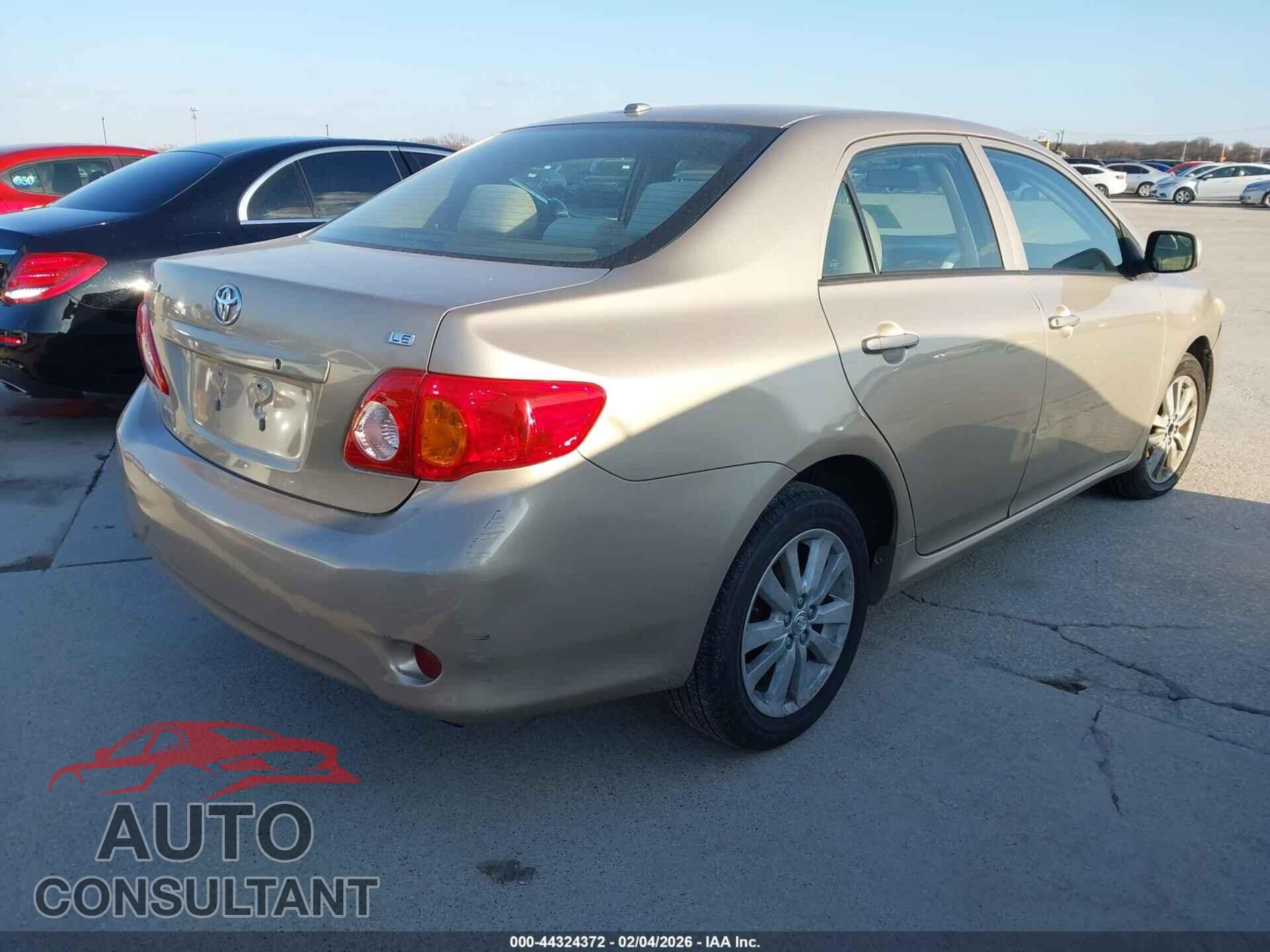 TOYOTA COROLLA 2009 - 2T1BU40E29C039496