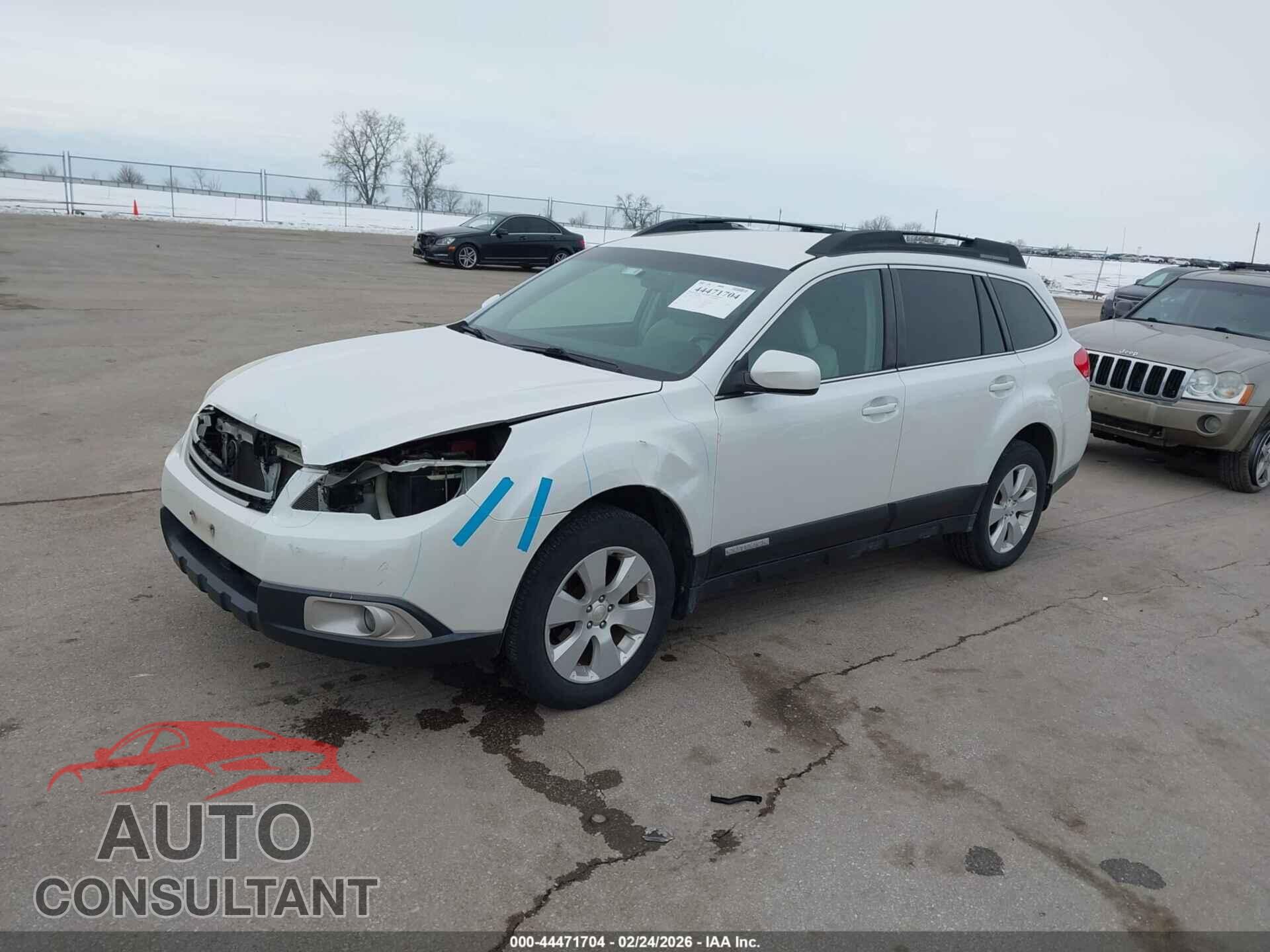 SUBARU OUTBACK 2012 - 4S4BRCCCXC3204390