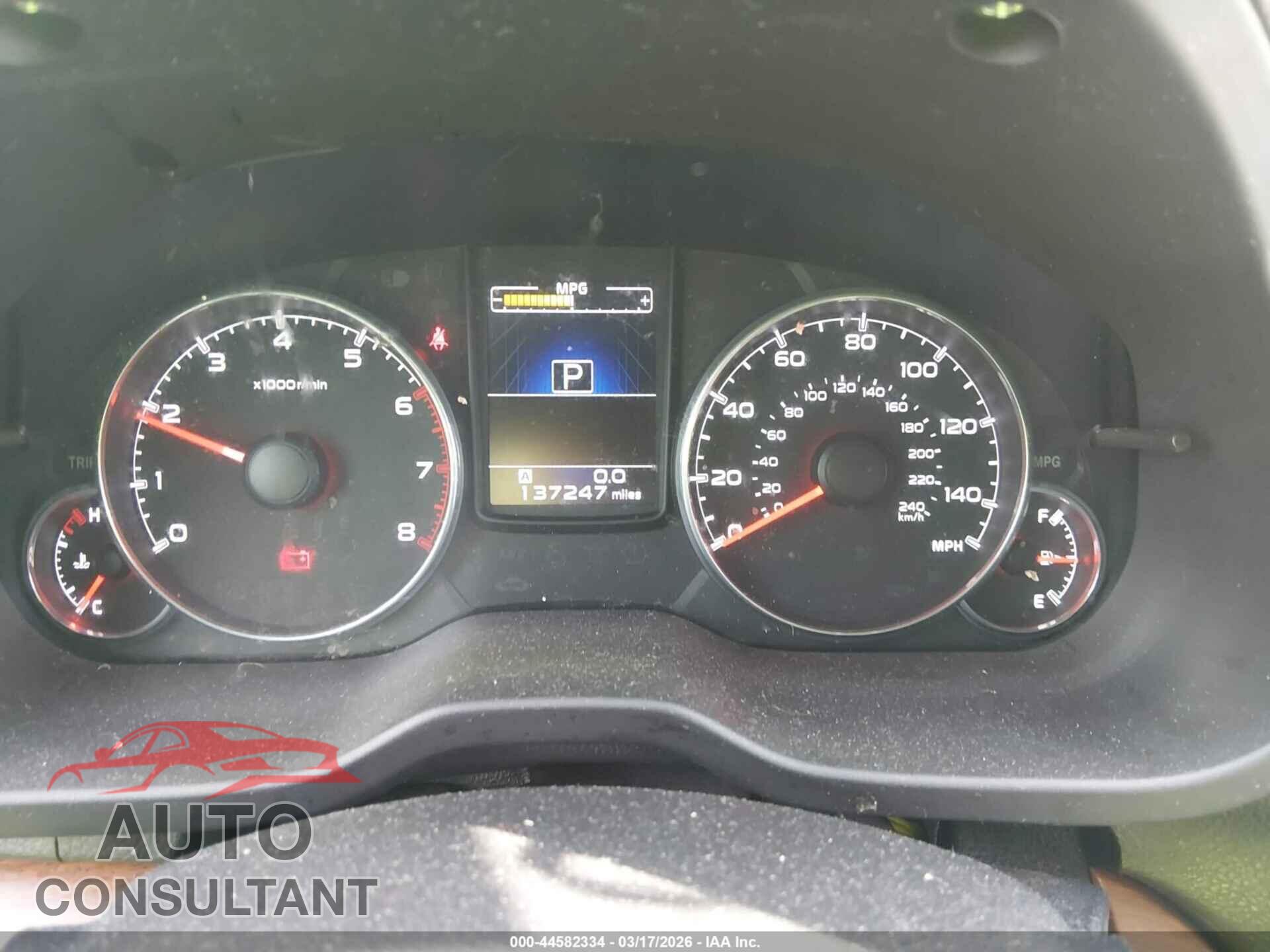 SUBARU OUTBACK 2014 - 4S4BRCNC5E3279983