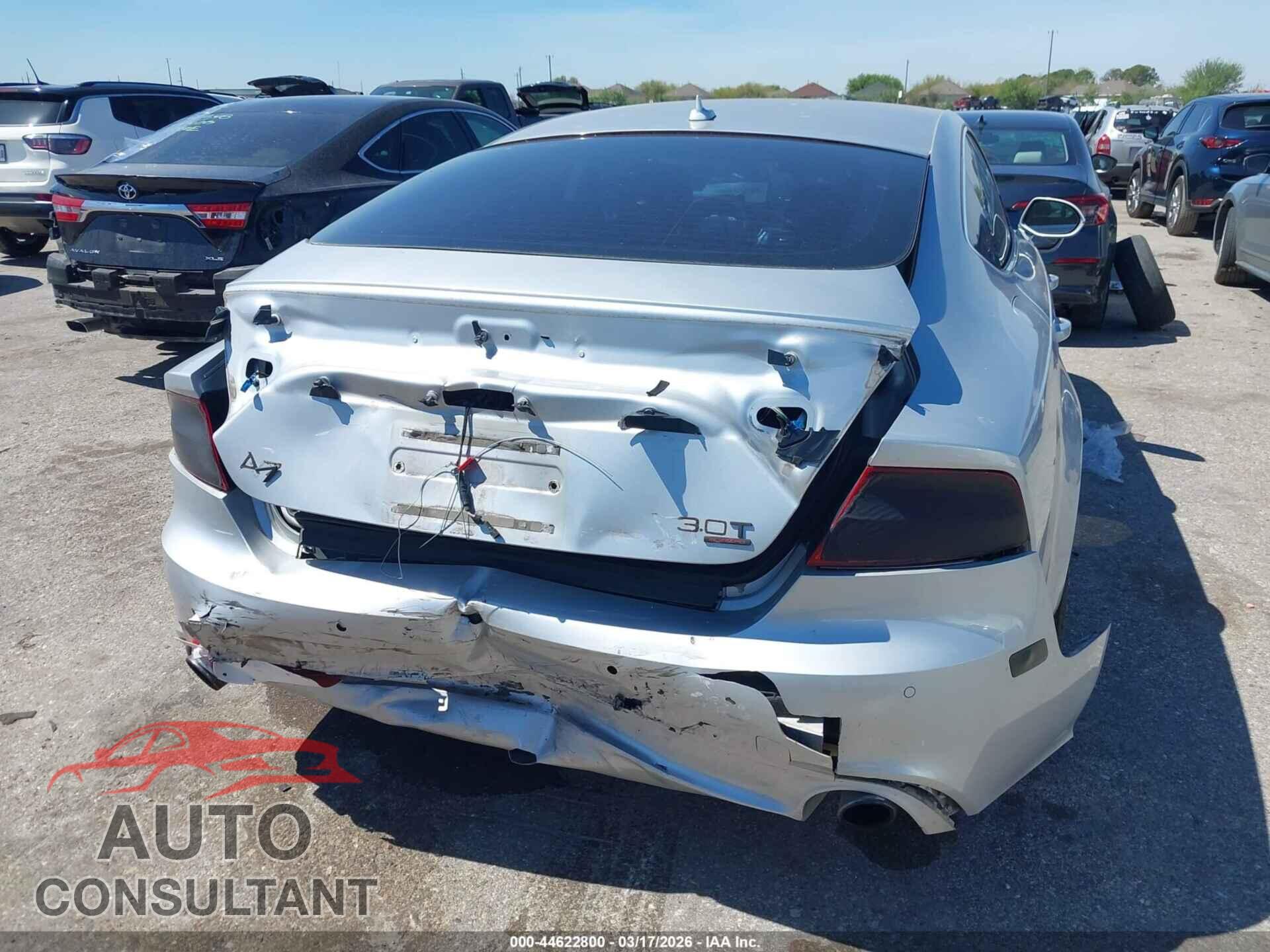 AUDI A7 2012 - WAUYGAFC4CN078498
