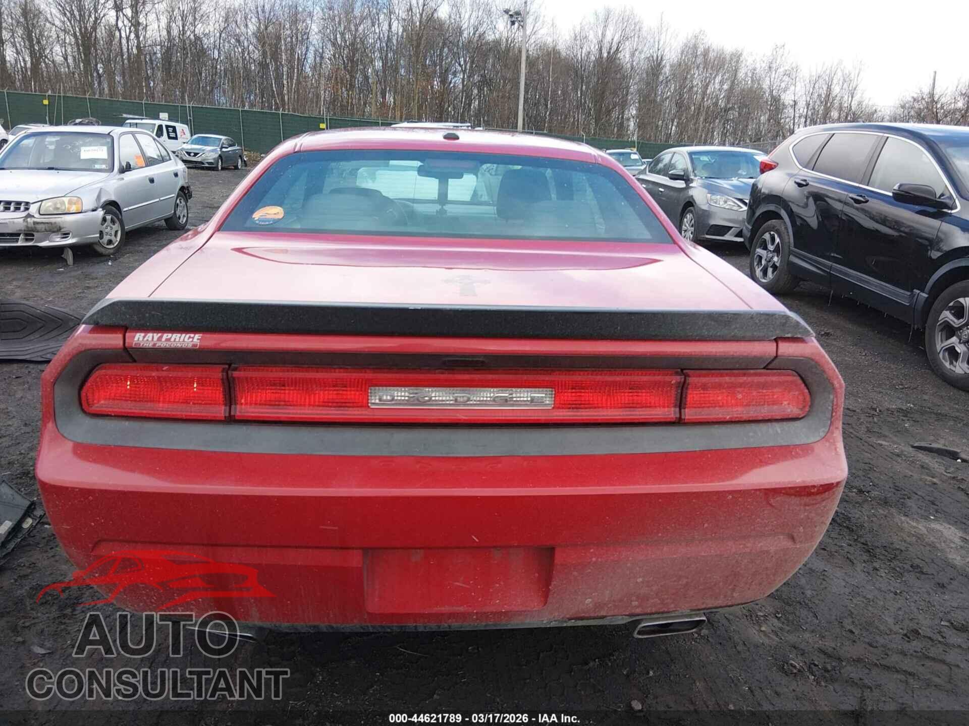 DODGE CHALLENGER 2012 - 2C3CDYAG0CH195646