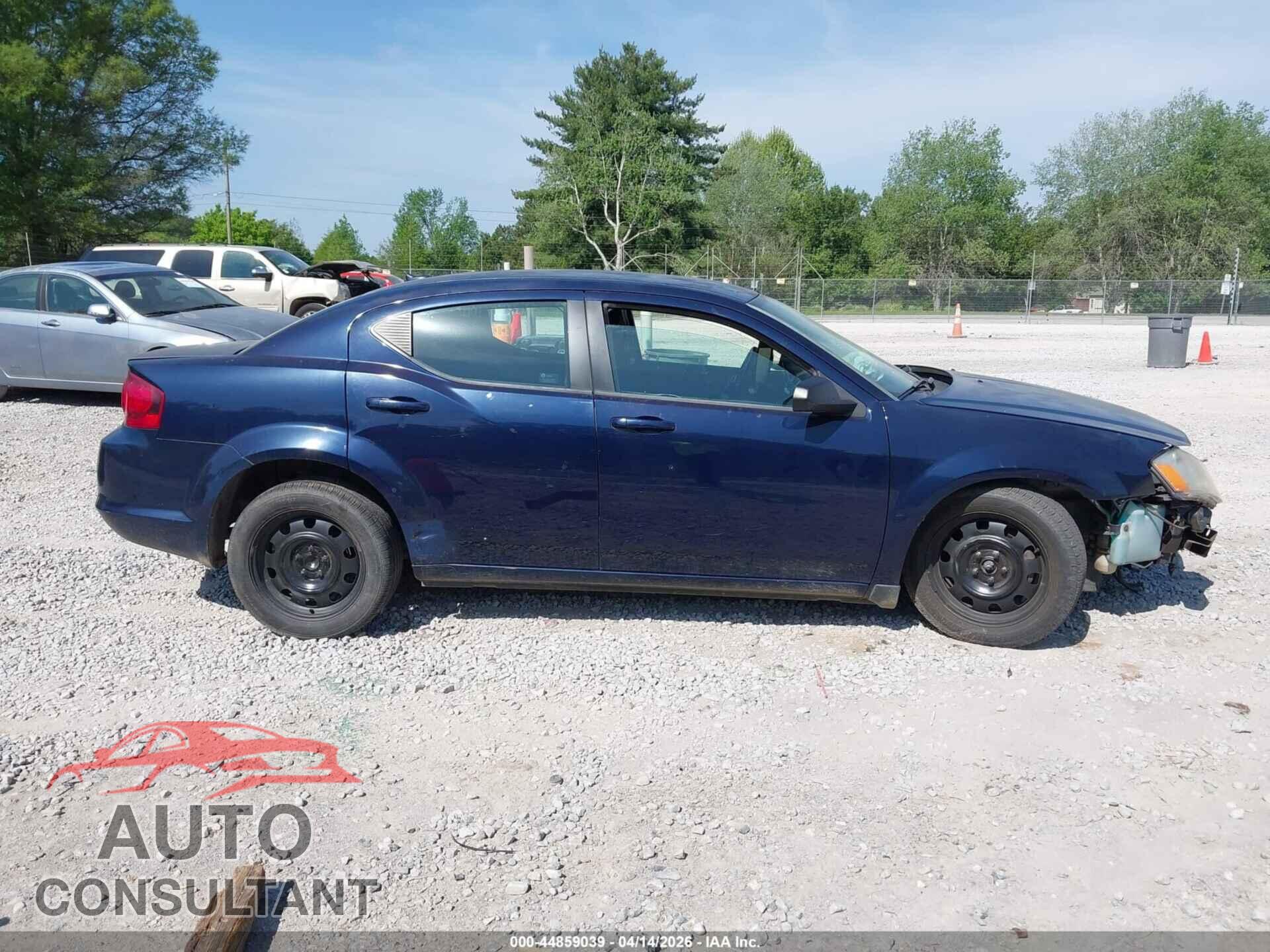 DODGE AVENGER 2013 - 1C3CDZAG1DN748805