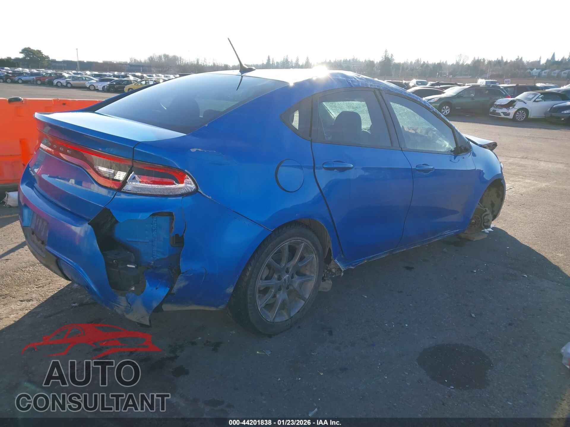 DODGE DART 2016 - 1C3CDFAA9GD606643
