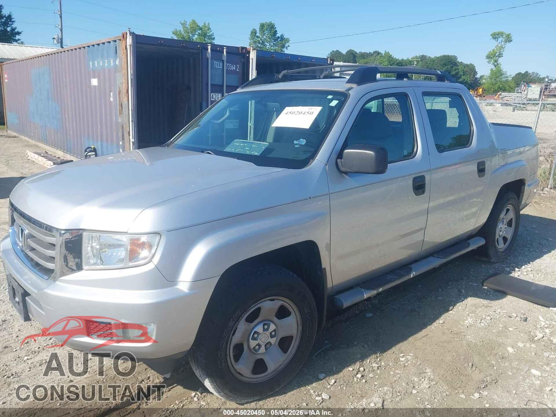HONDA RIDGELINE 2013 - 5FPYK1F20DB017536