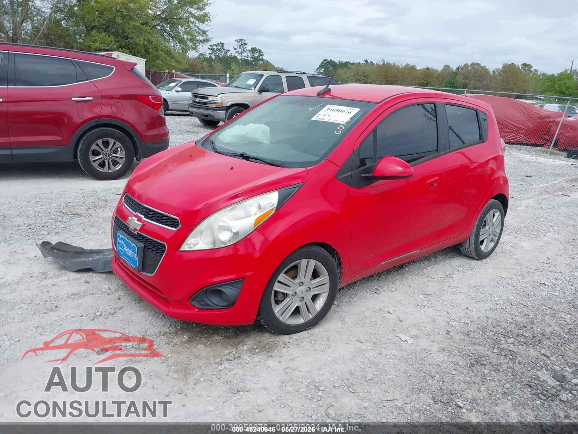 CHEVROLET SPARK 2014 - KL8CB6S9XEC436990