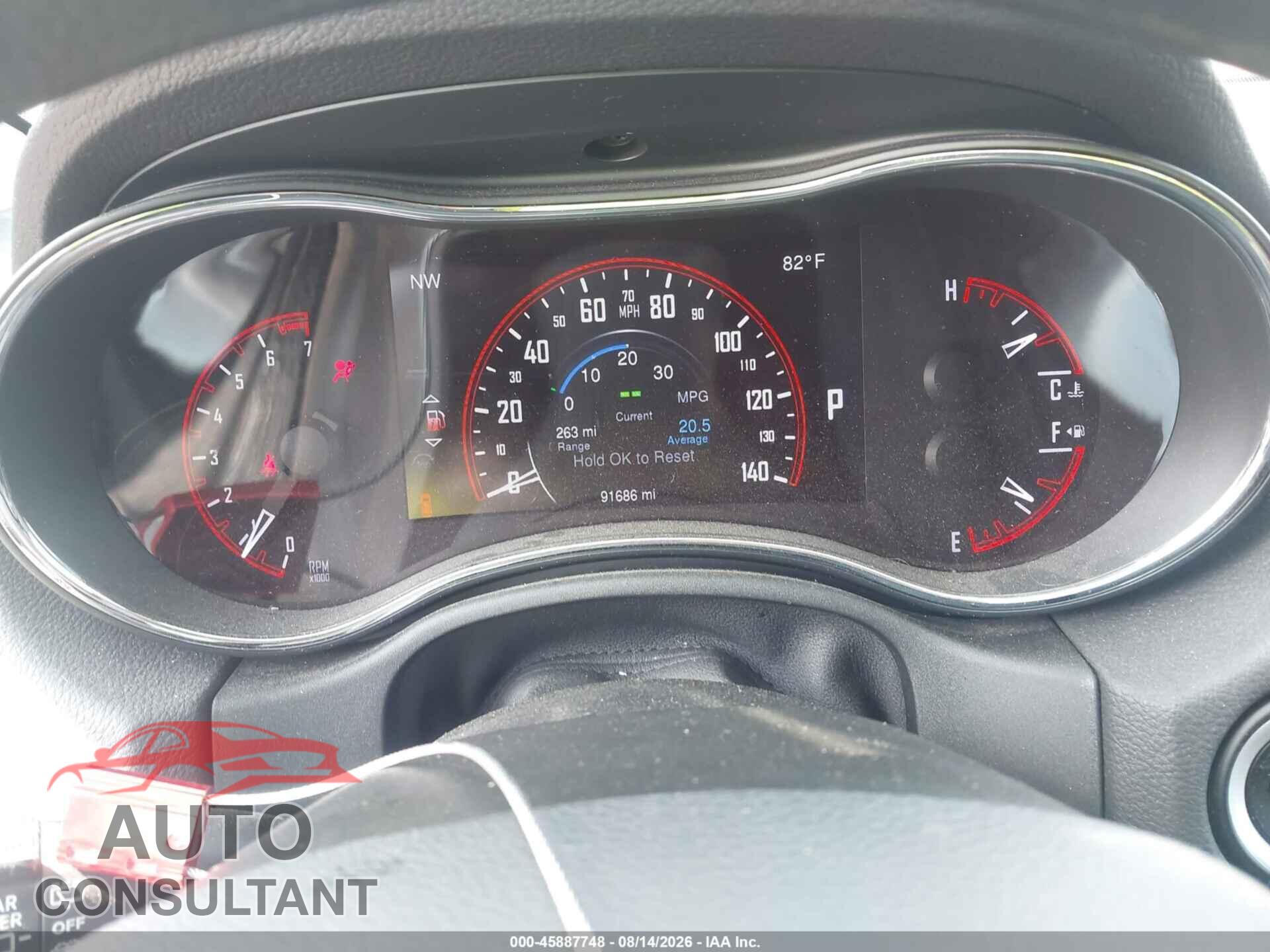 DODGE DURANGO 2015 - 1C4RDJAG7FC874074