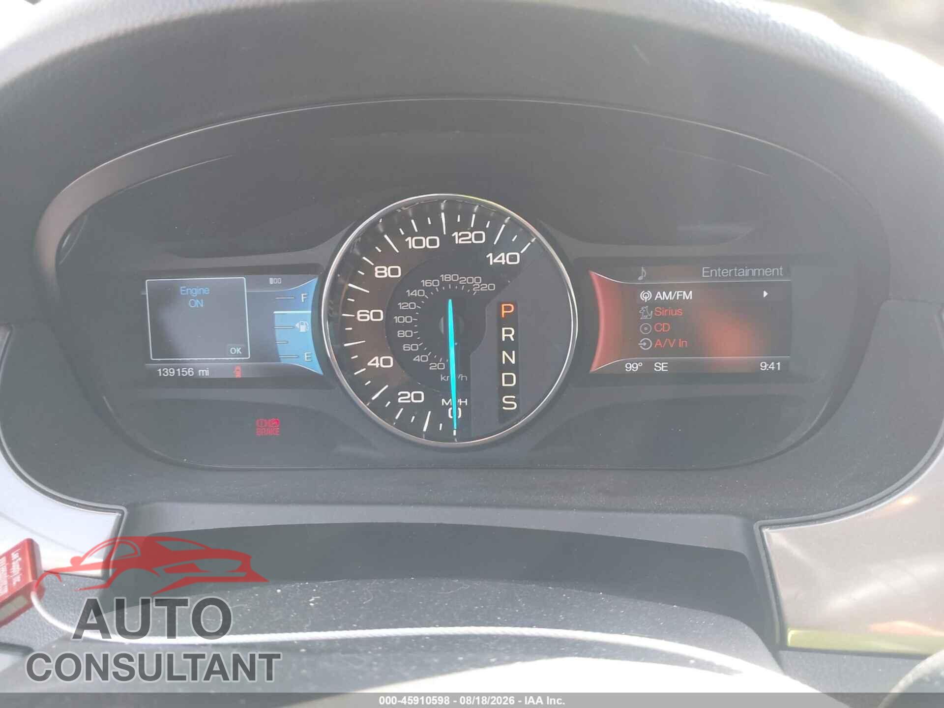 FORD EDGE 2013 - 2FMDK3AK7DBB85743