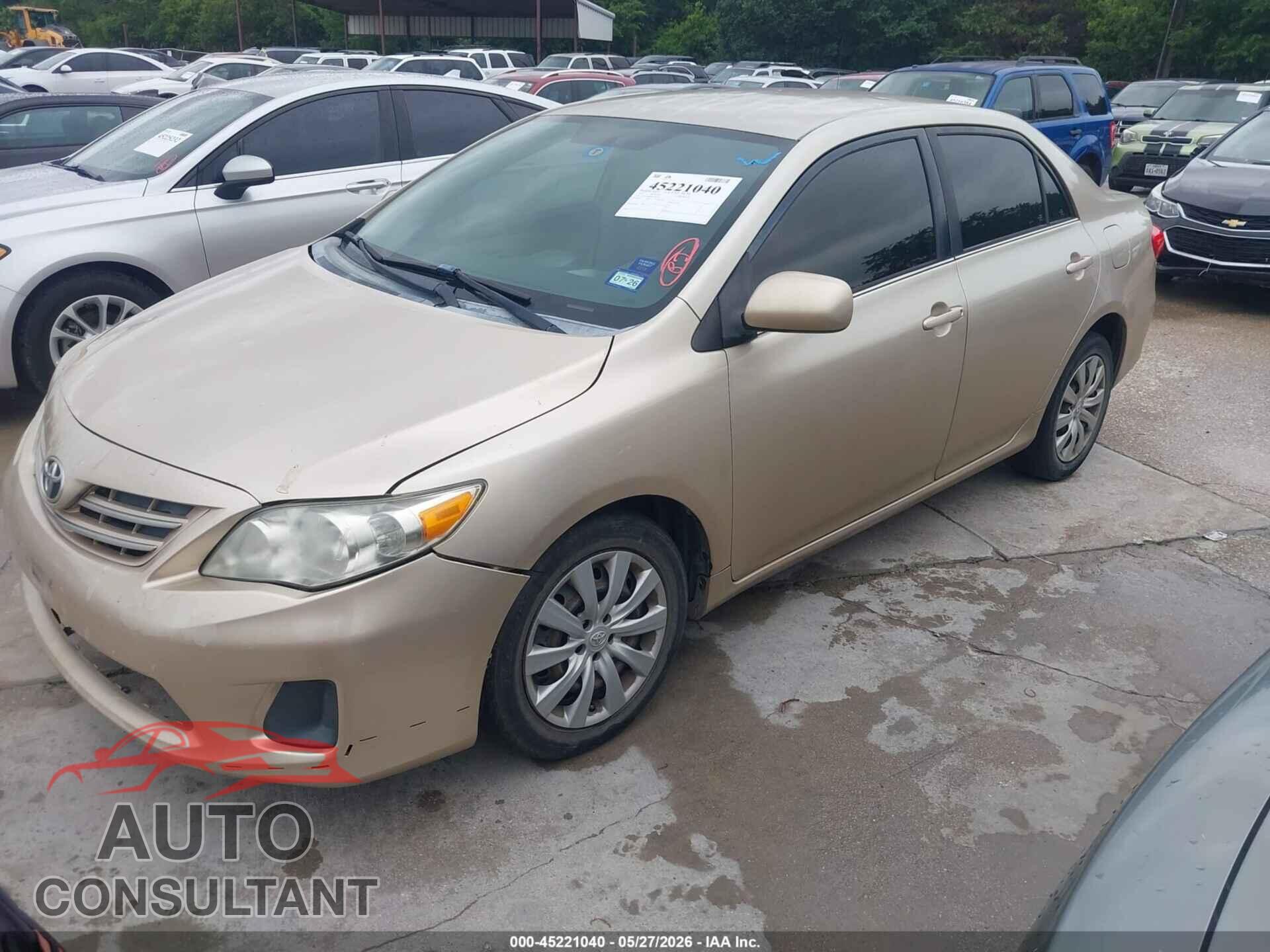 TOYOTA COROLLA 2013 - 2T1BU4EE0DC994041