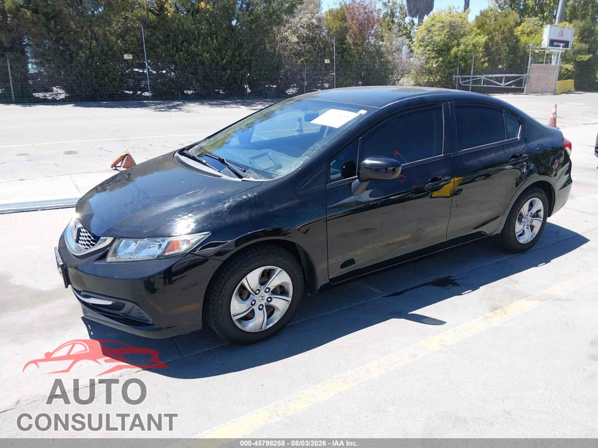 HONDA CIVIC 2014 - 19XFB2F55EE205346