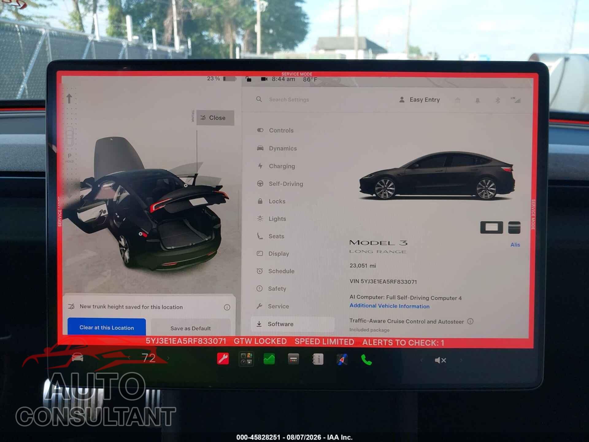 TESLA MODEL 3 2024 - 5YJ3E1EA5RF833071