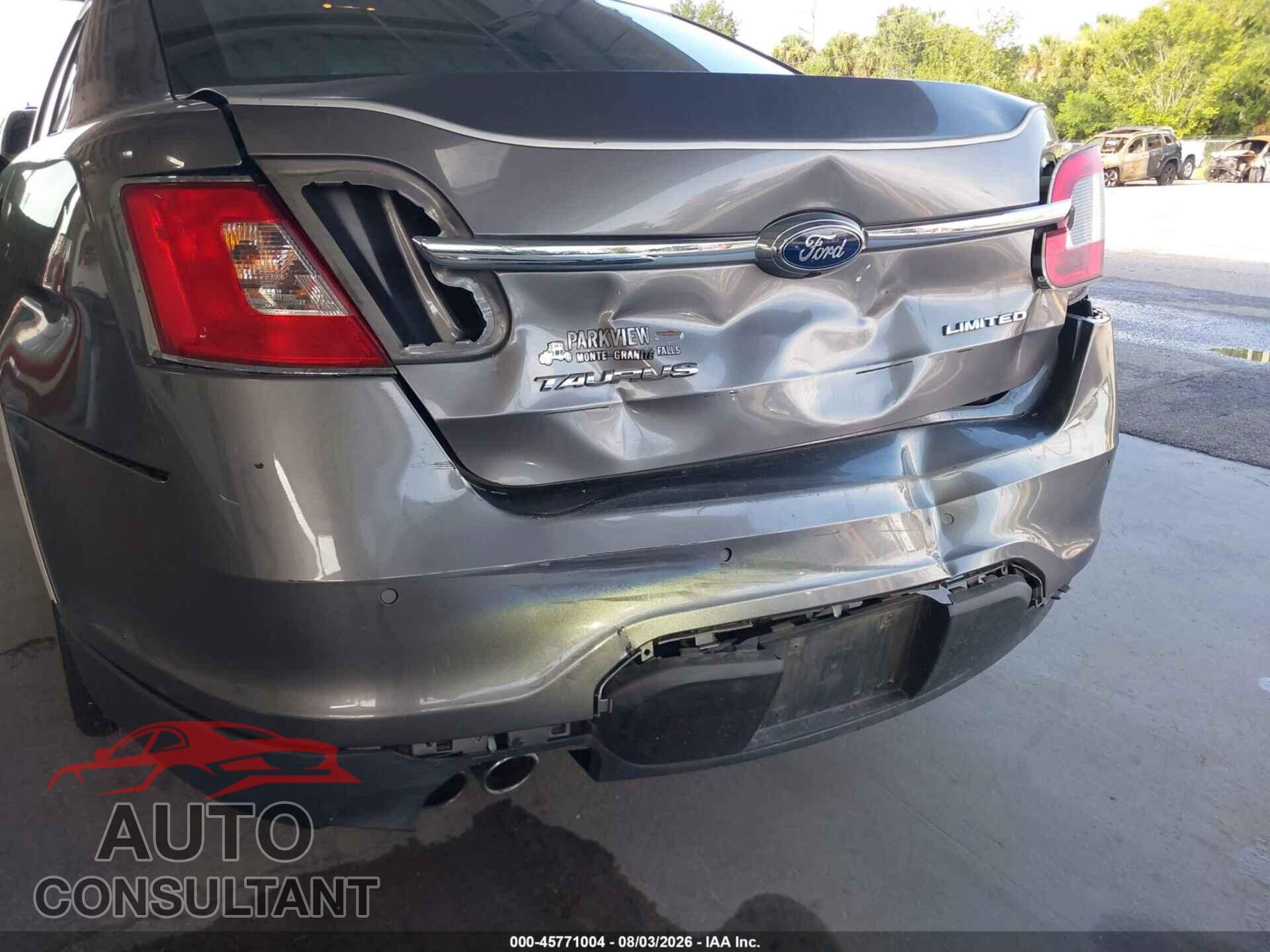 FORD TAURUS 2012 - 1FAHP2FW0CG131498