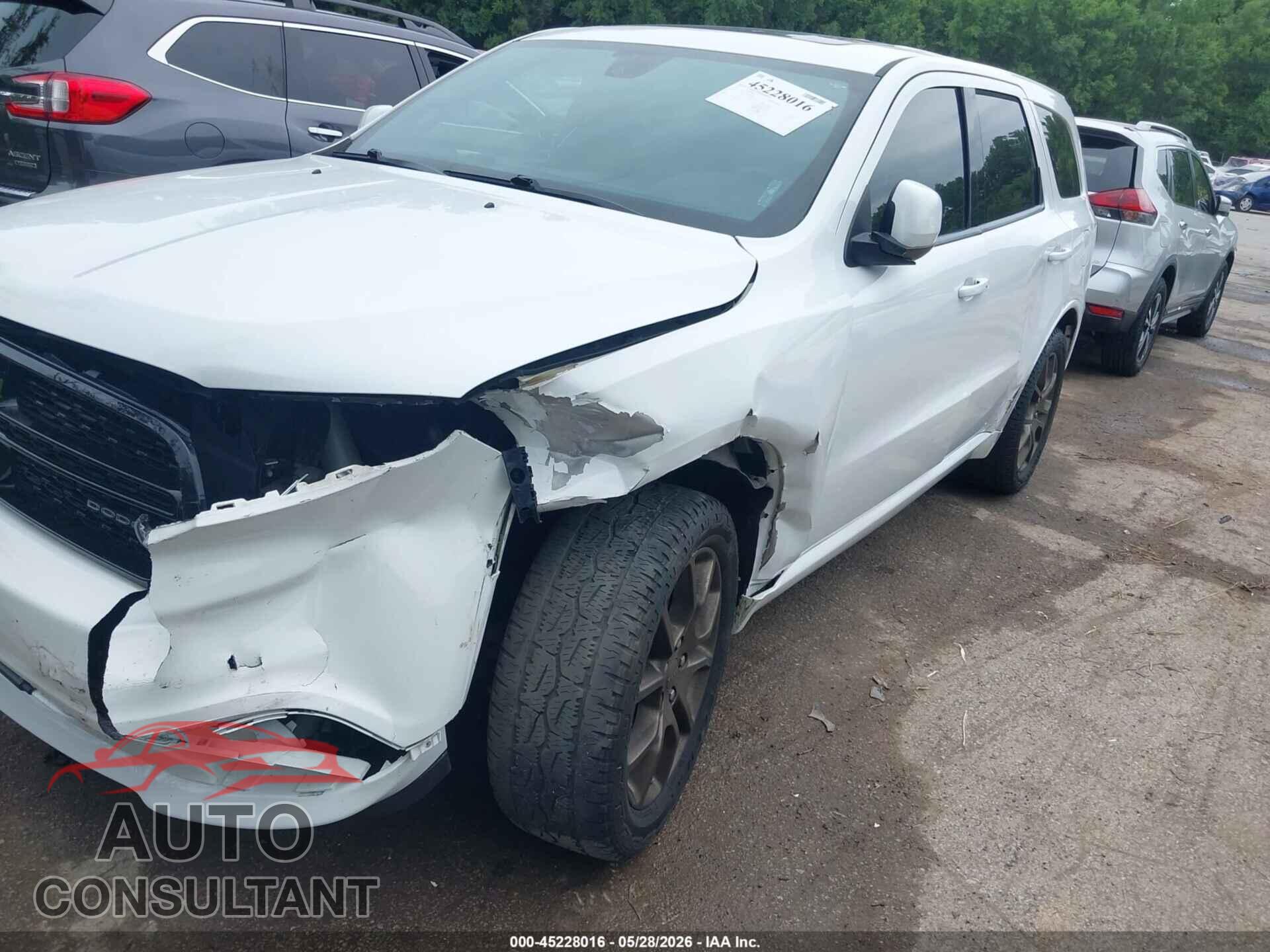 DODGE DURANGO 2017 - 1C4SDJCT4HC763044