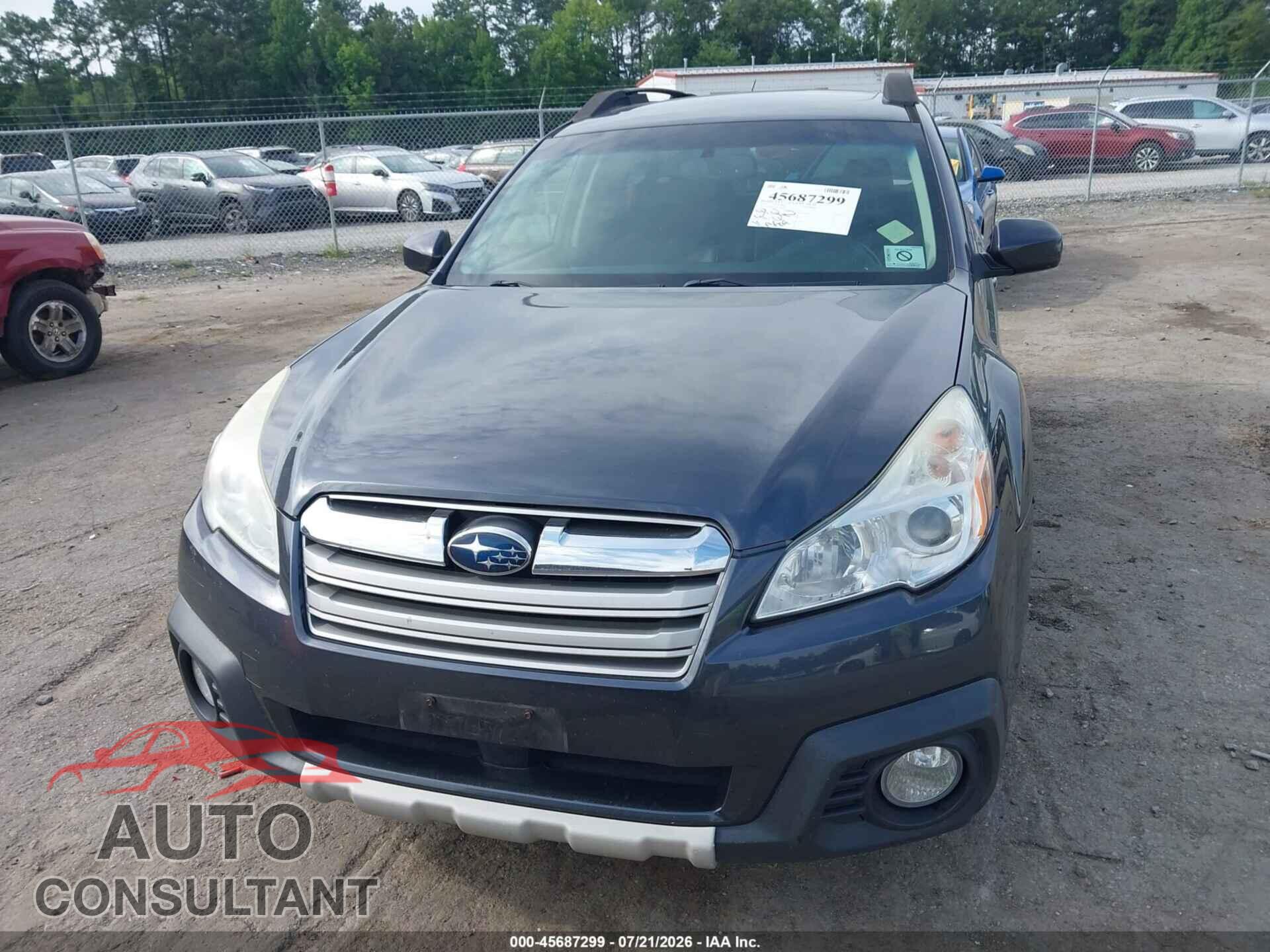 SUBARU OUTBACK 2013 - 4S4BRBLC9D3289931