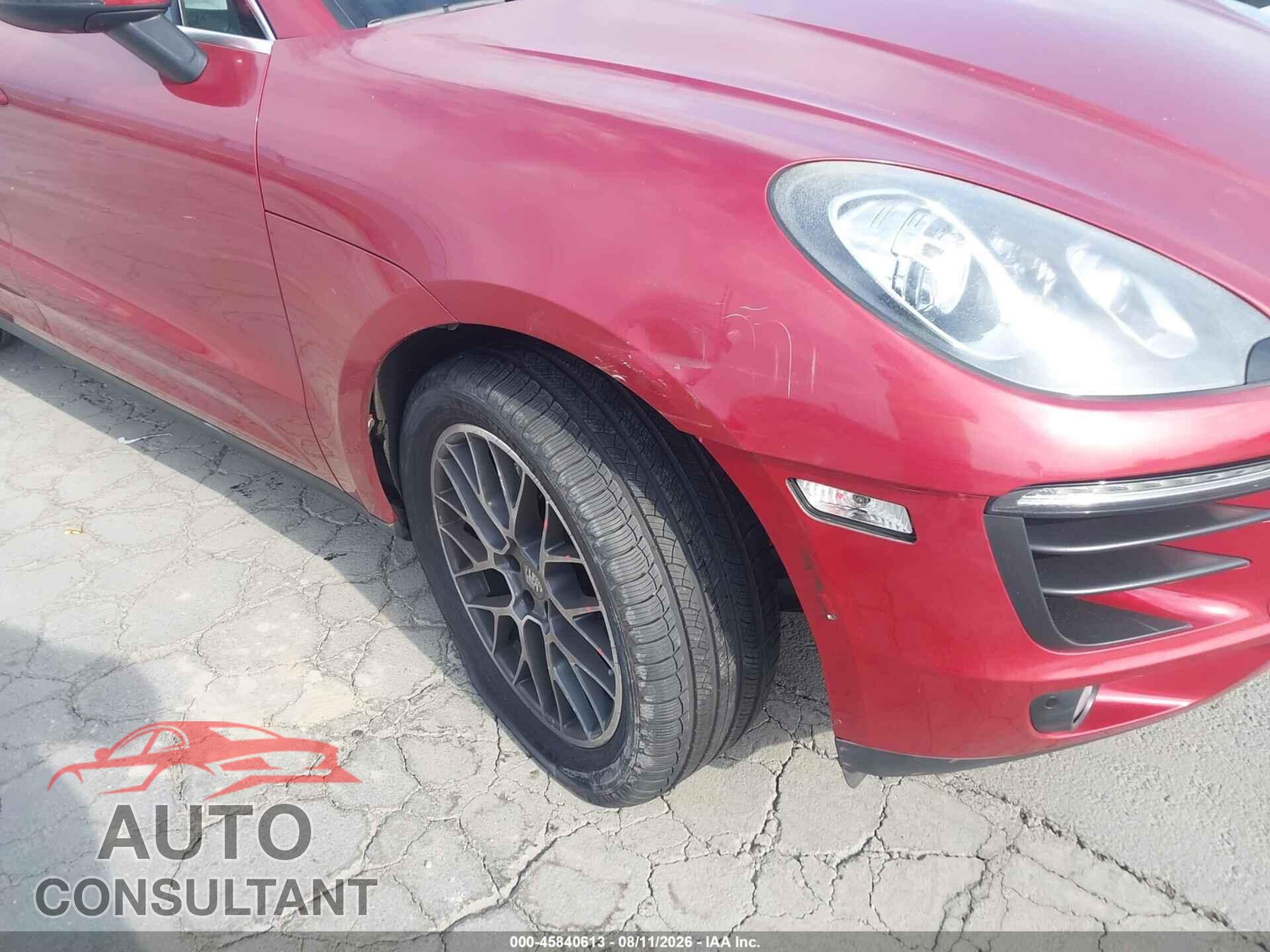 PORSCHE MACAN 2016 - WP1AB2A52GLB43981