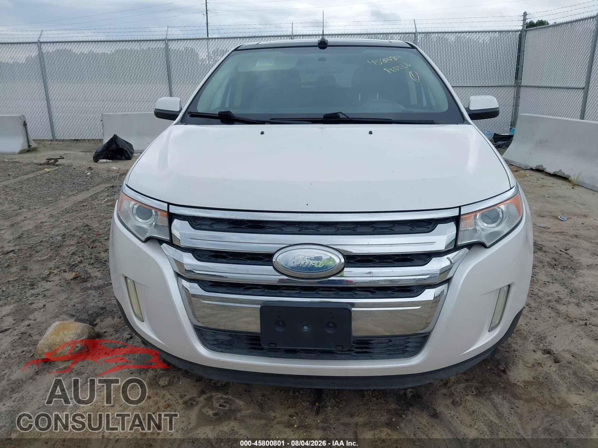 FORD EDGE 2012 - 2FMDK3K91CBA58660