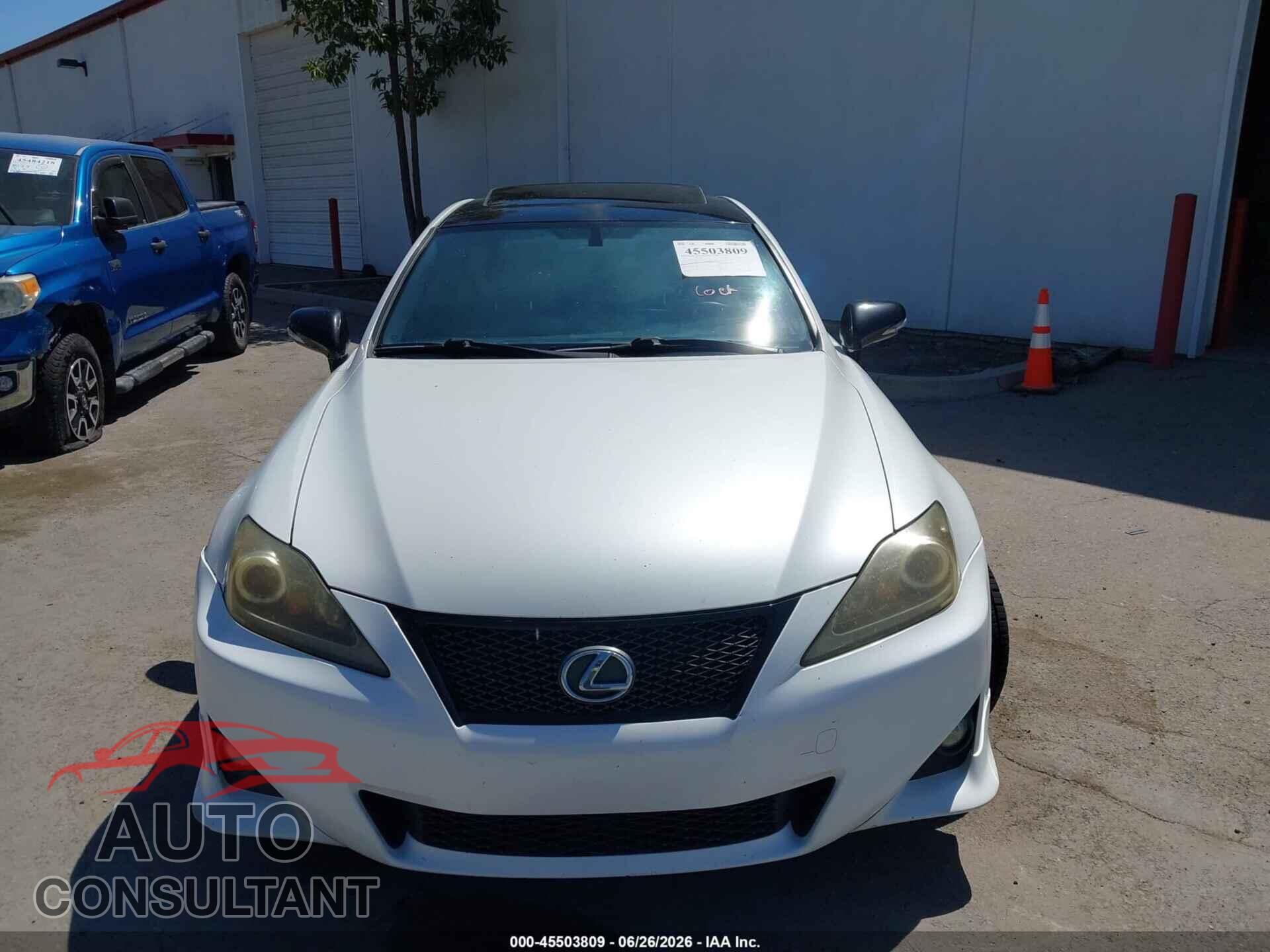 LEXUS IS 250 2012 - JTHBF5C28C5157007