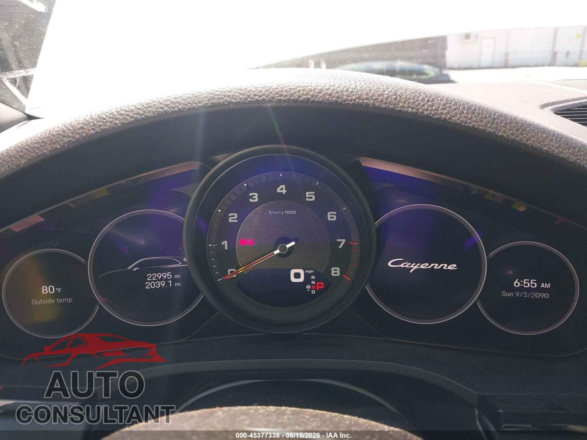 PORSCHE CAYENNE 2022 - WP1AA2AY4NDA04231