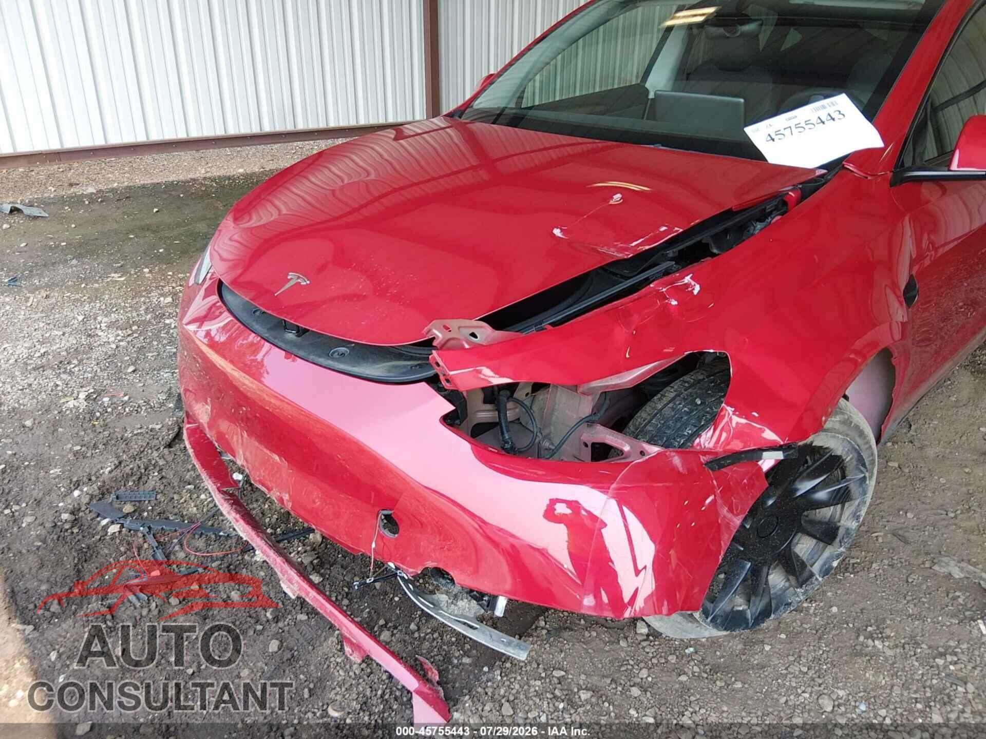 TESLA MODEL Y 2023 - 7SAYGDEE0PF794362