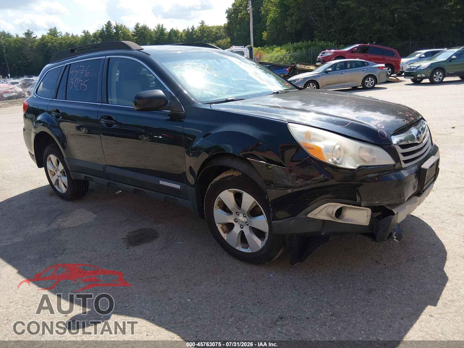 SUBARU OUTBACK 2011 - 4S4BRBKC8B3411967
