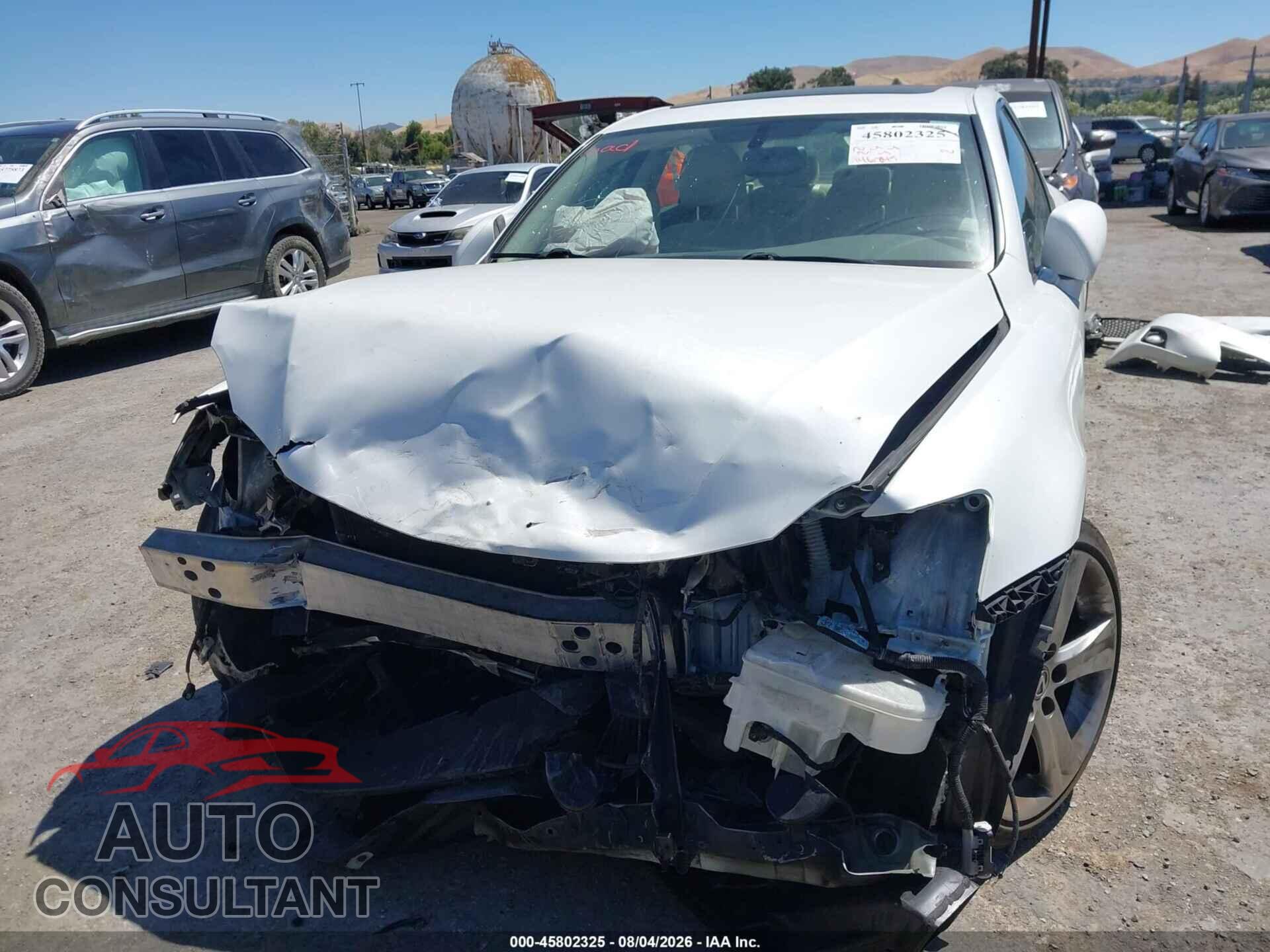 LEXUS IS 250 2012 - JTHBF5C21C2103100