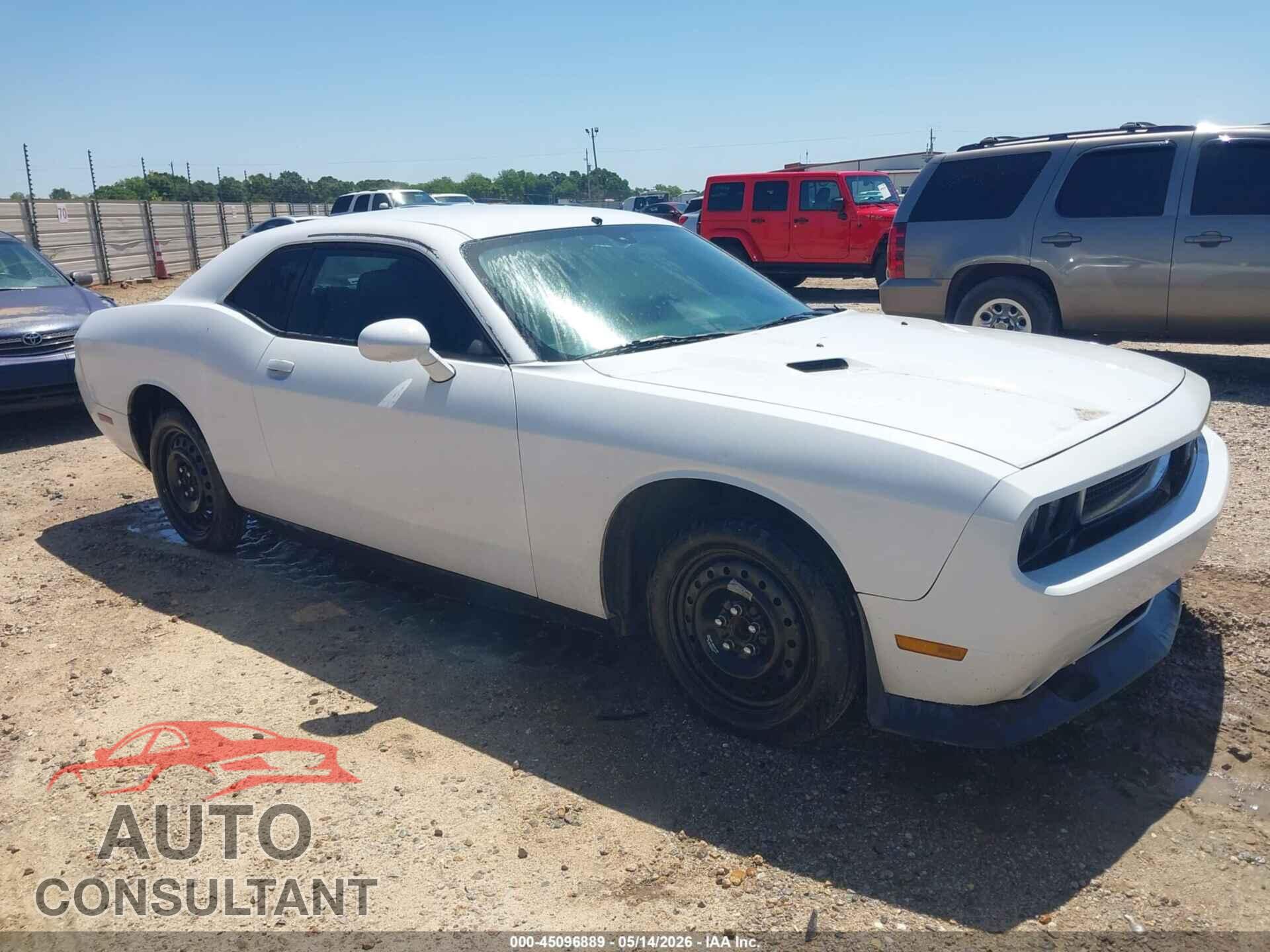 DODGE CHALLENGER 2012 - 2C3CDYAG2CH106532