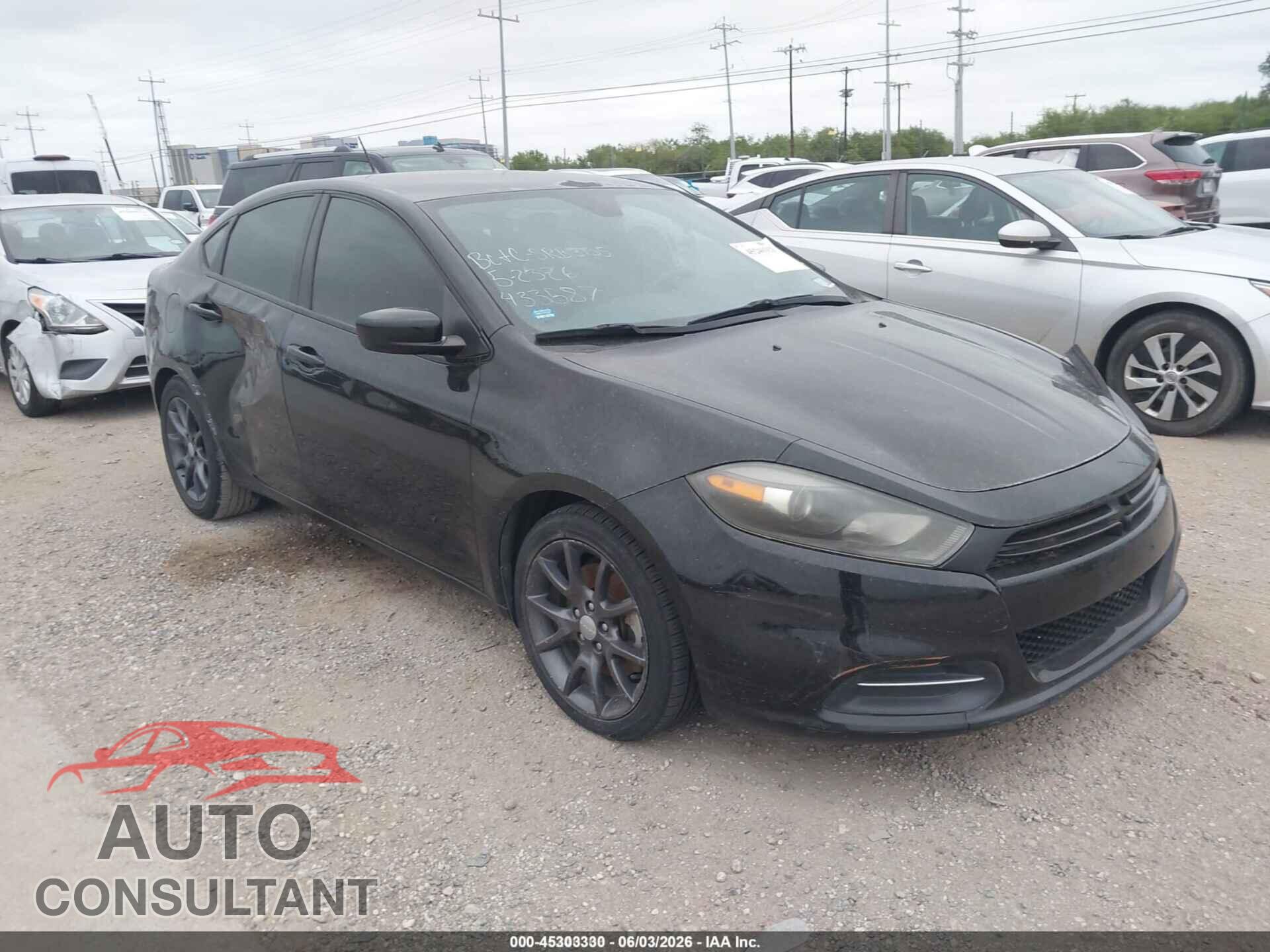 DODGE DART 2015 - 1C3CDFAA5FD433587