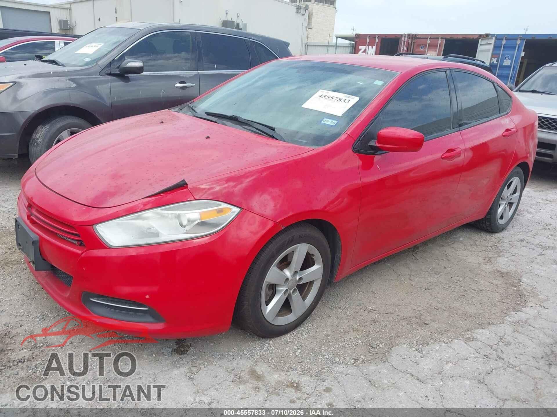 DODGE DART 2016 - 1C3CDFFA6GD816206