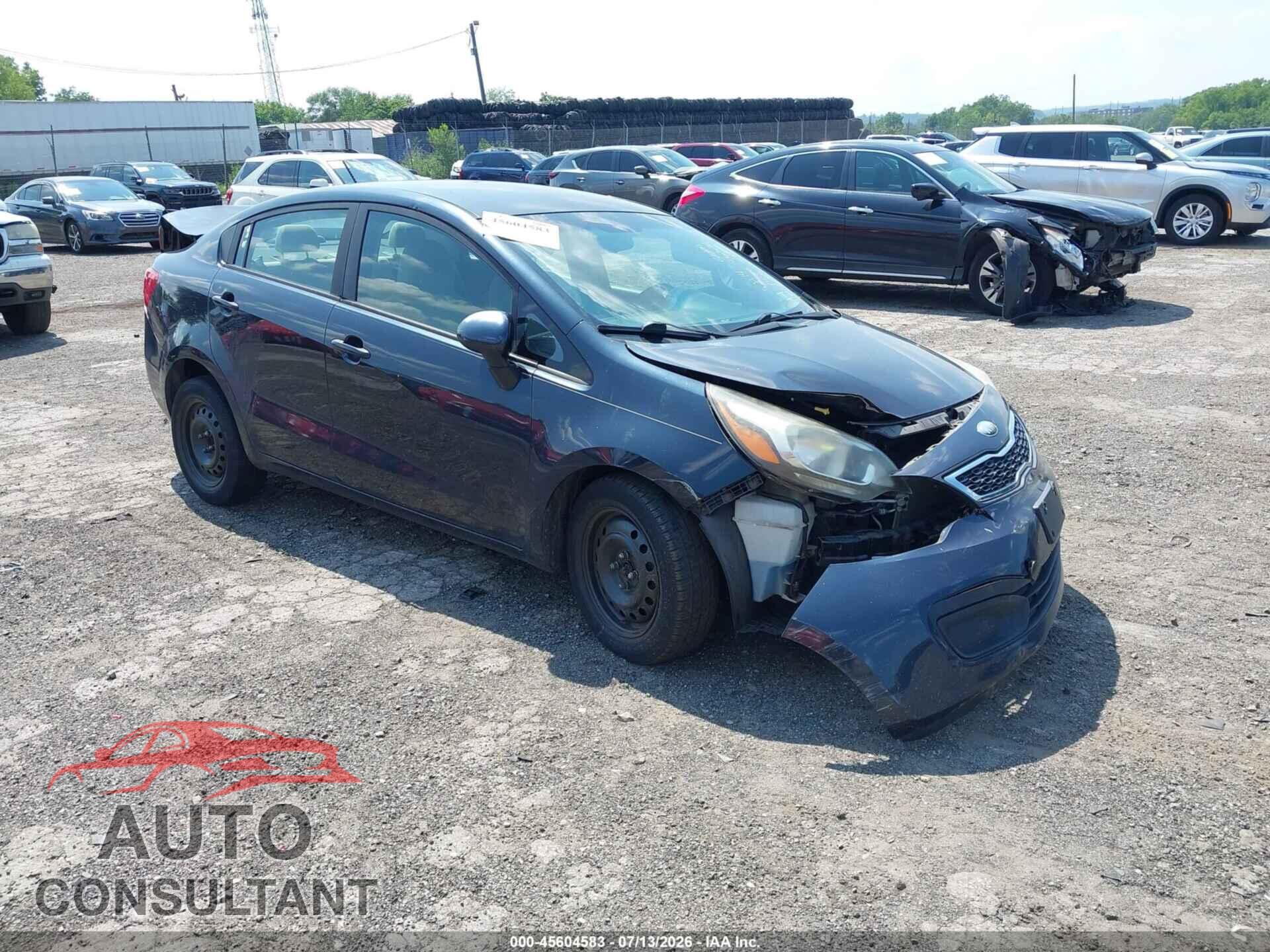 KIA RIO 2013 - KNADN4A32D6216287